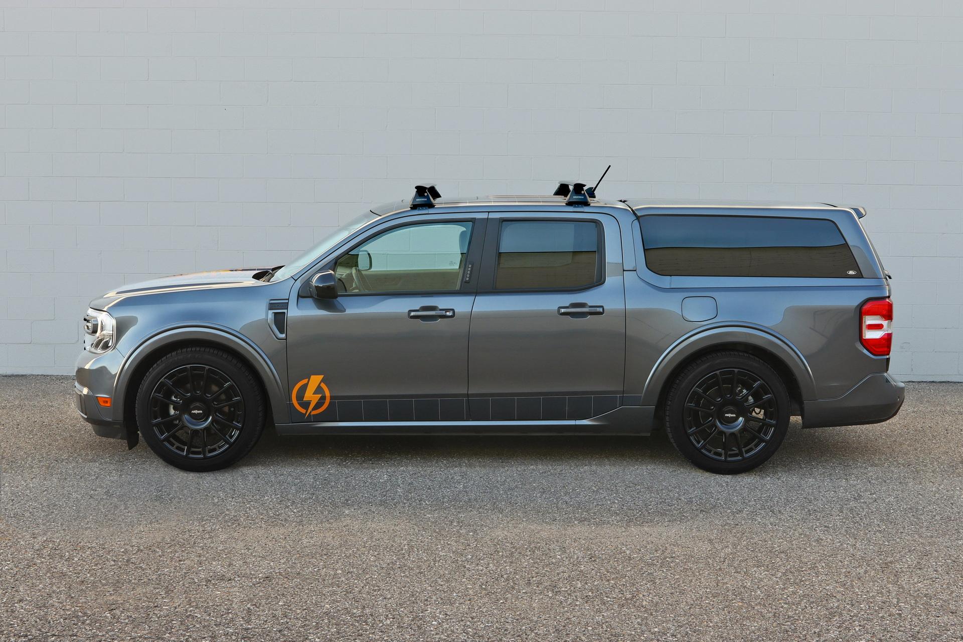 Ford Maverick [SEMA 2022] Leer Maverick Build Featuring Low-Profile Truck Cap 2022-Ford-Maverick-Hybrid-LEER-Concept-SEMA-3