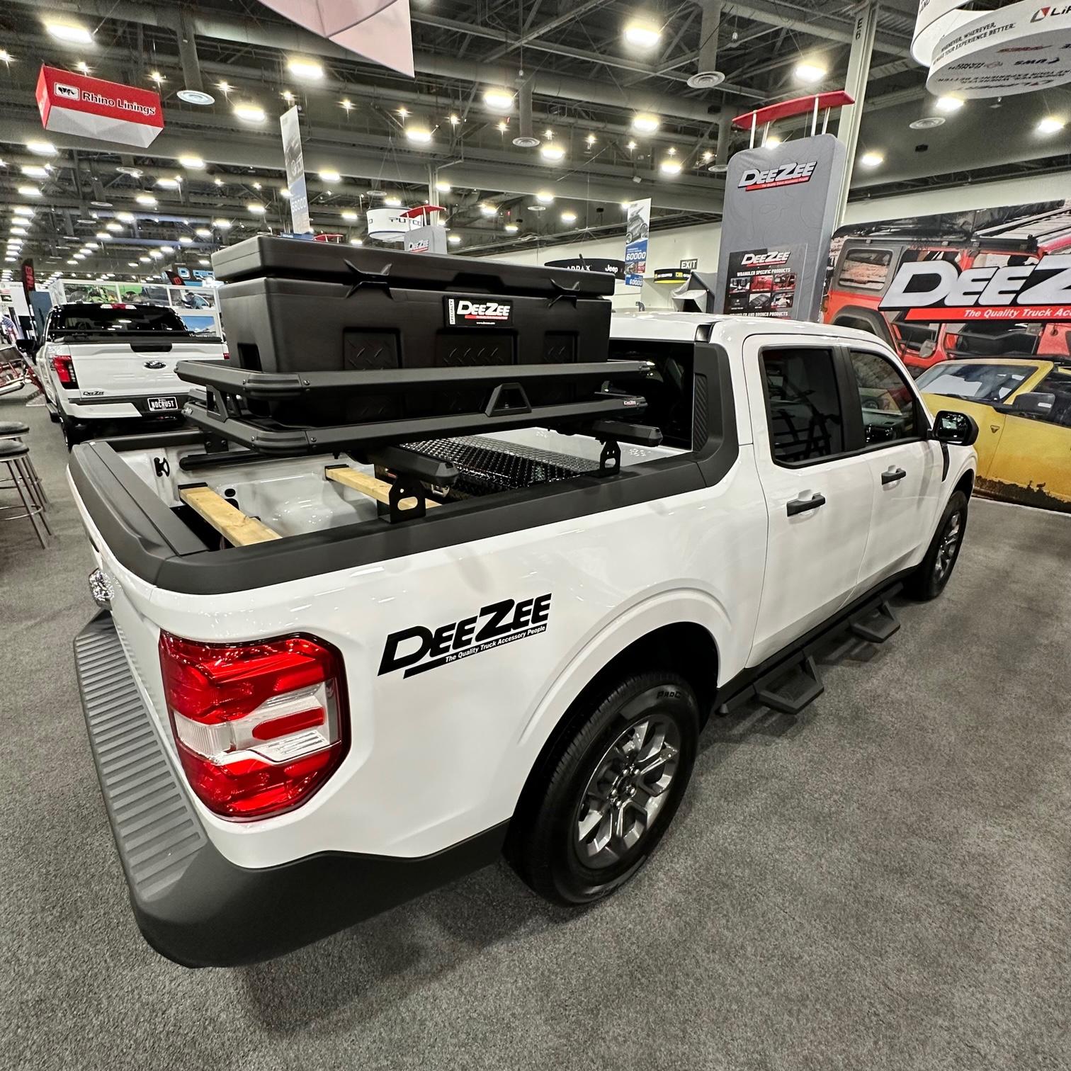 Ford Maverick [SEMA 2022] Maverick w/ DeeZee side steps, tool box, bed cross bar rack IMG_0877