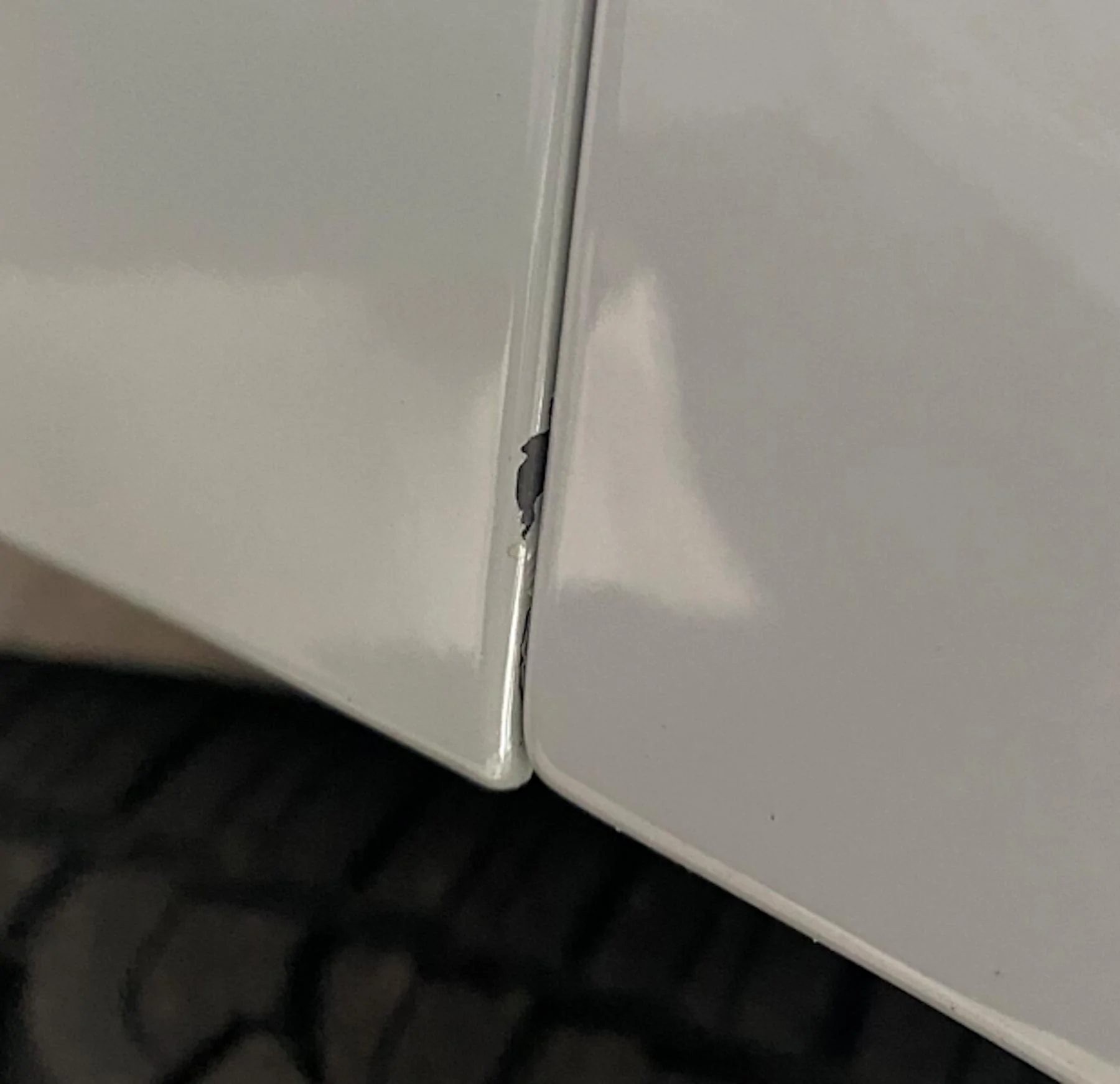 Ford Maverick Paint issue at bumper to fender joint tweeked