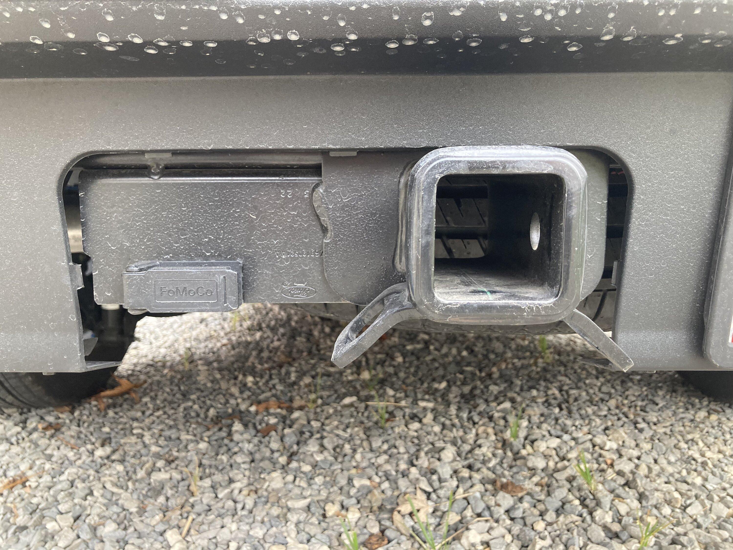 Ford Maverick Clean up area around the trailer hitch 2248E552-A59B-441F-9525-434D07ABF4EA