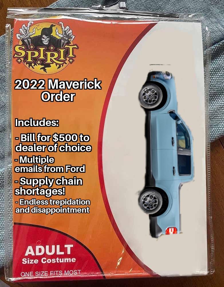 Ford Maverick Maverick Memes -  fun diversion while we wait [ ** NO POLITICS ** ] Fake Halloween Costumes 03112022034901