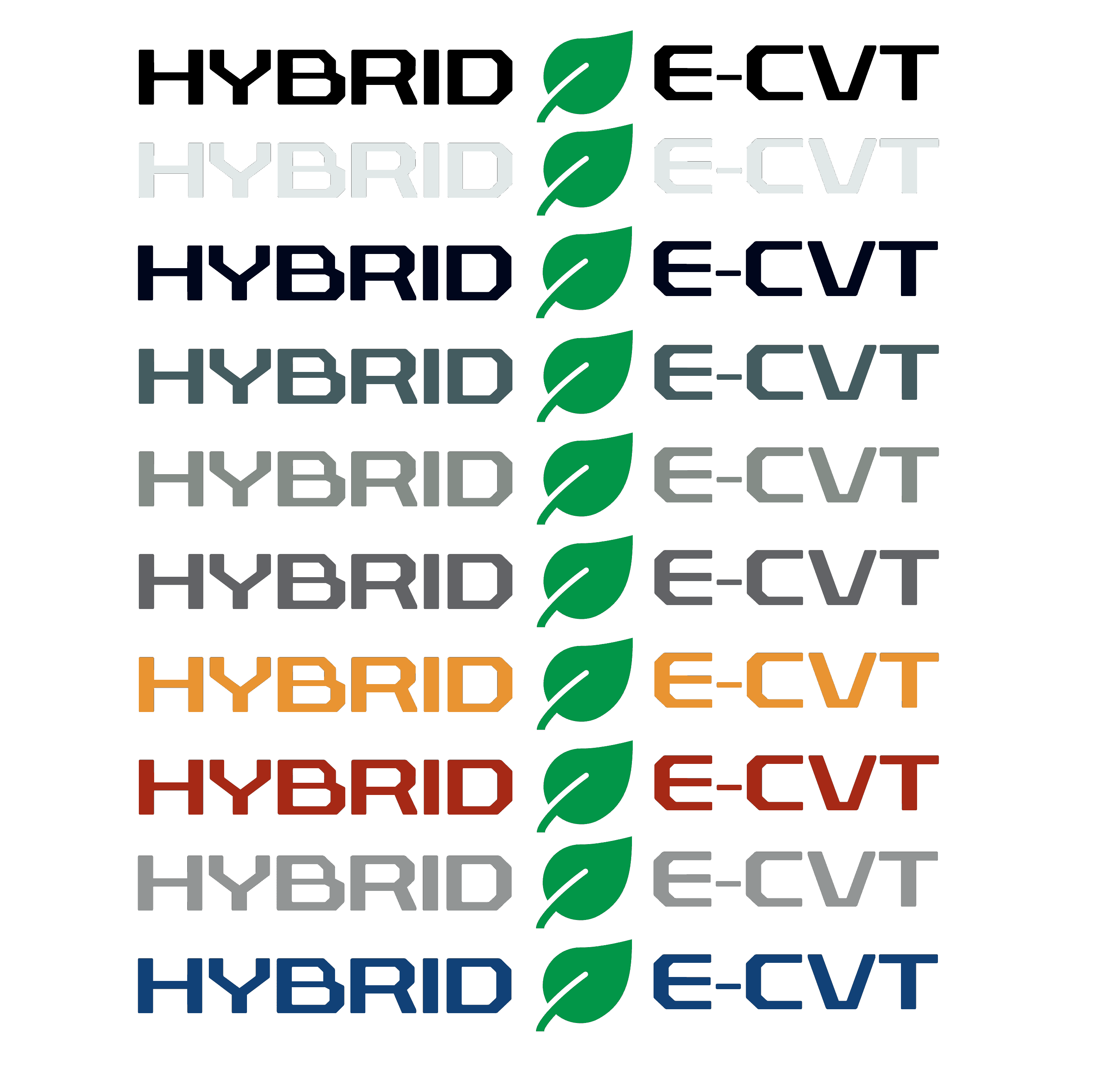 Ford Maverick Custom Decals Mav Hybrid ECVT