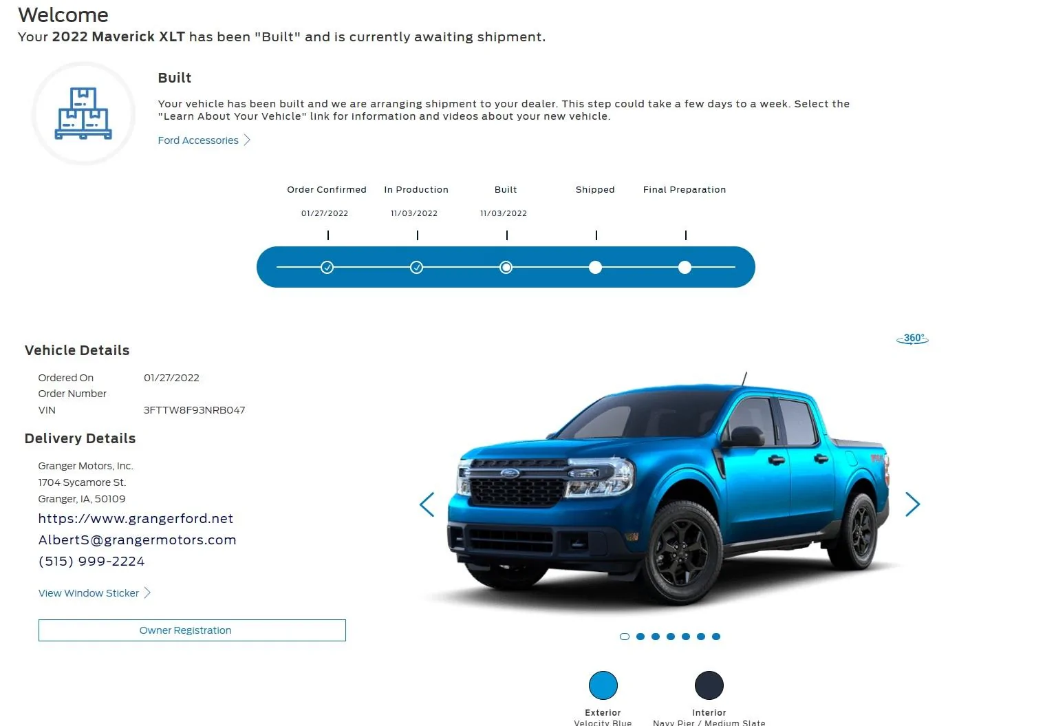Ford Maverick ECOBOOST ONLY: Tracking Remaining MY22 Builds FX4K Built