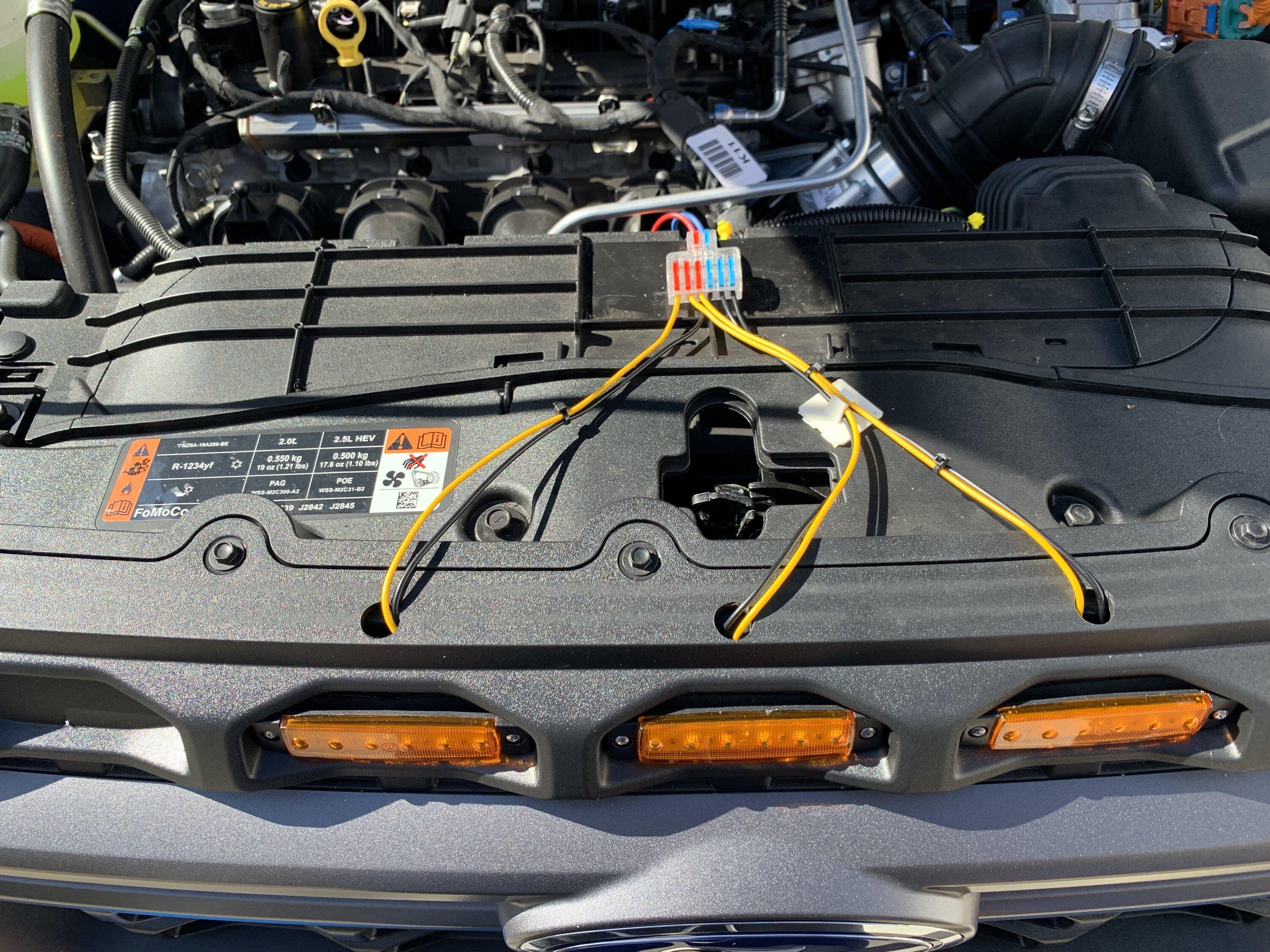 Ford Maverick Raptor 3-Light LED Grill Lights installed for Under $10 tempImageGSqxgD
