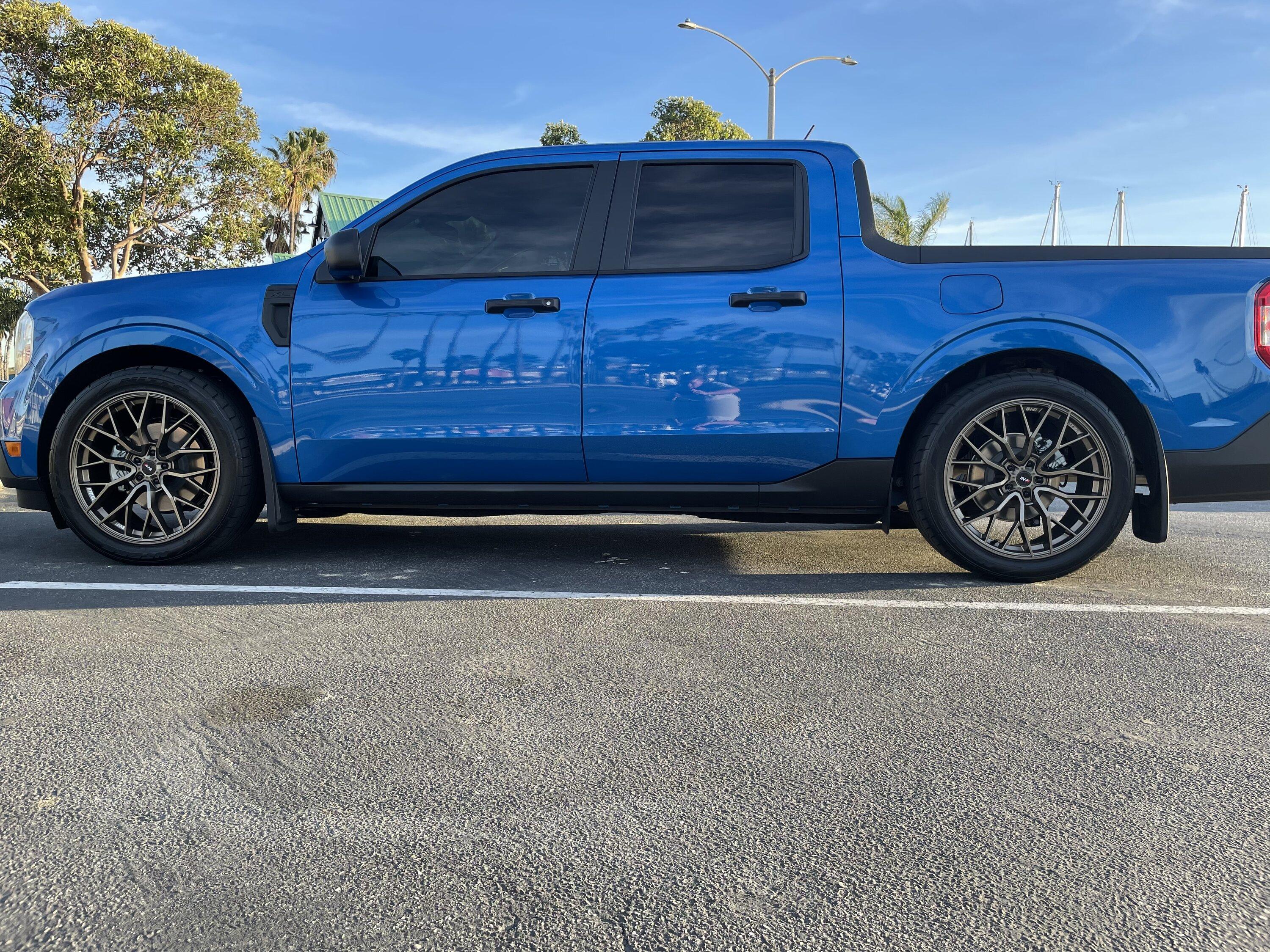 Ford Maverick Eibach lowering springs installed on my Maverick Hybrid! C8E8DED9-5BB3-4615-8608-50B07B977E27