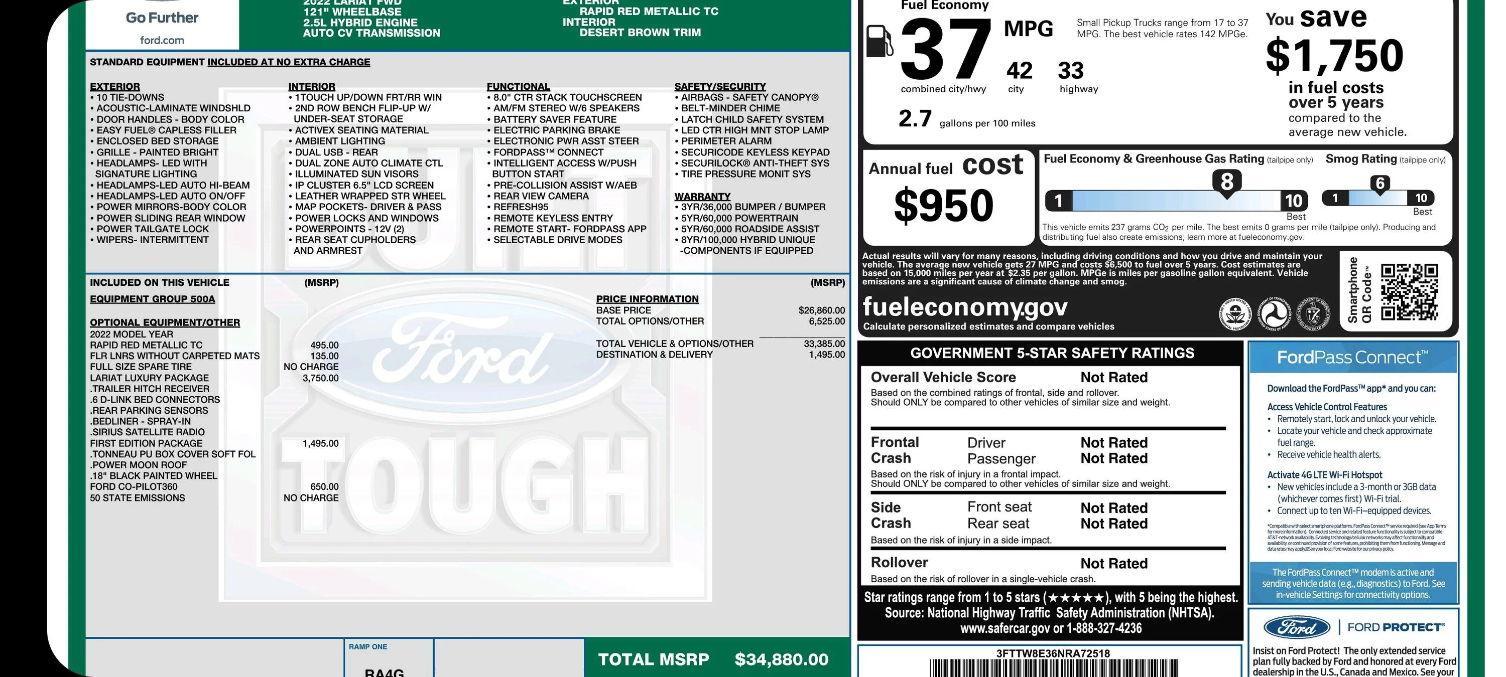Ford Maverick Hybrid First Edition in Rapid Red (SOLD) Screenshot_20221105-134925_Acrobat for Samsung