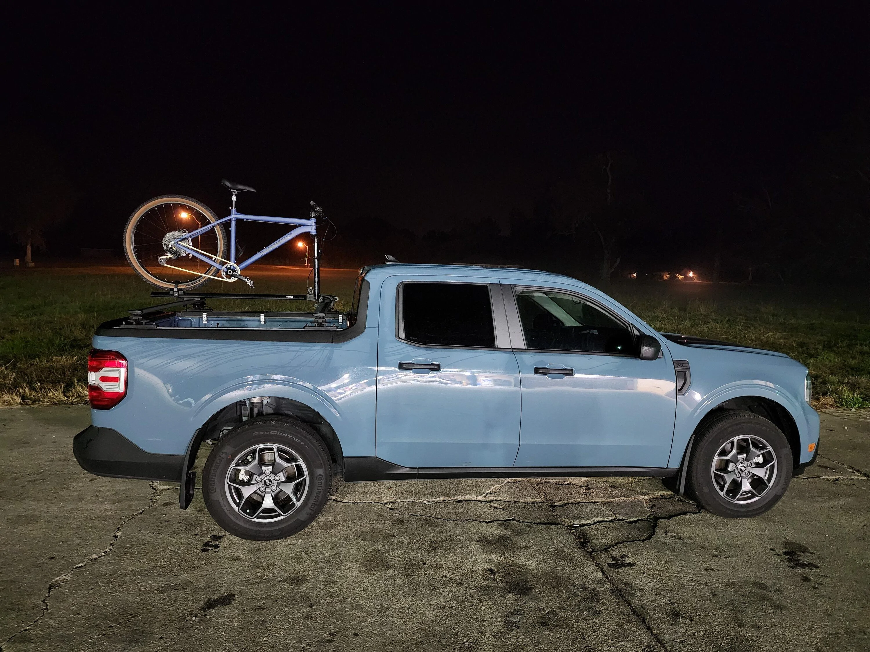Ford Maverick Anyone tried to Use Roof Bike Rack in Bed? 20221102_050104