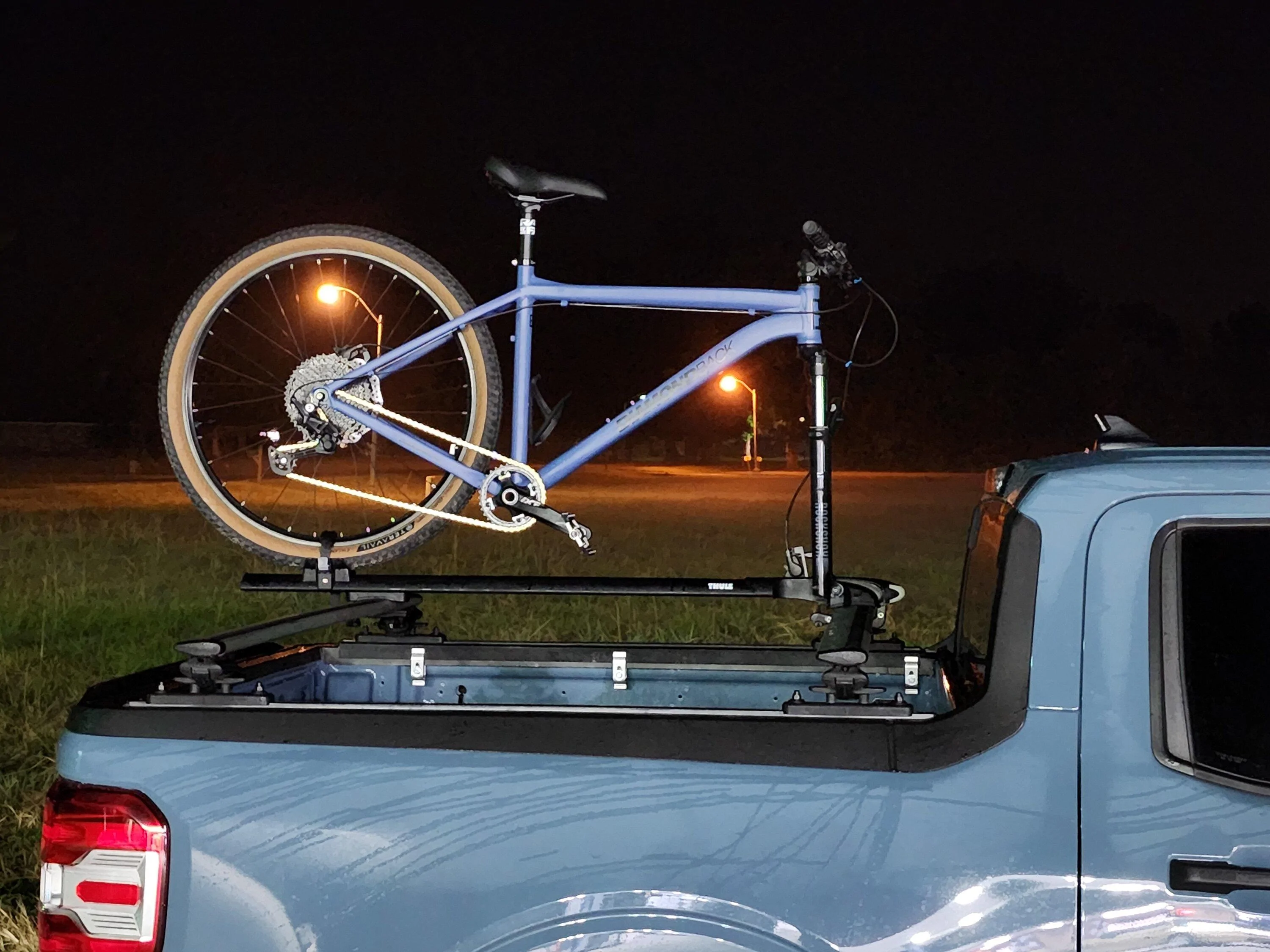 Ford Maverick Anyone tried to Use Roof Bike Rack in Bed? 20221102_050111