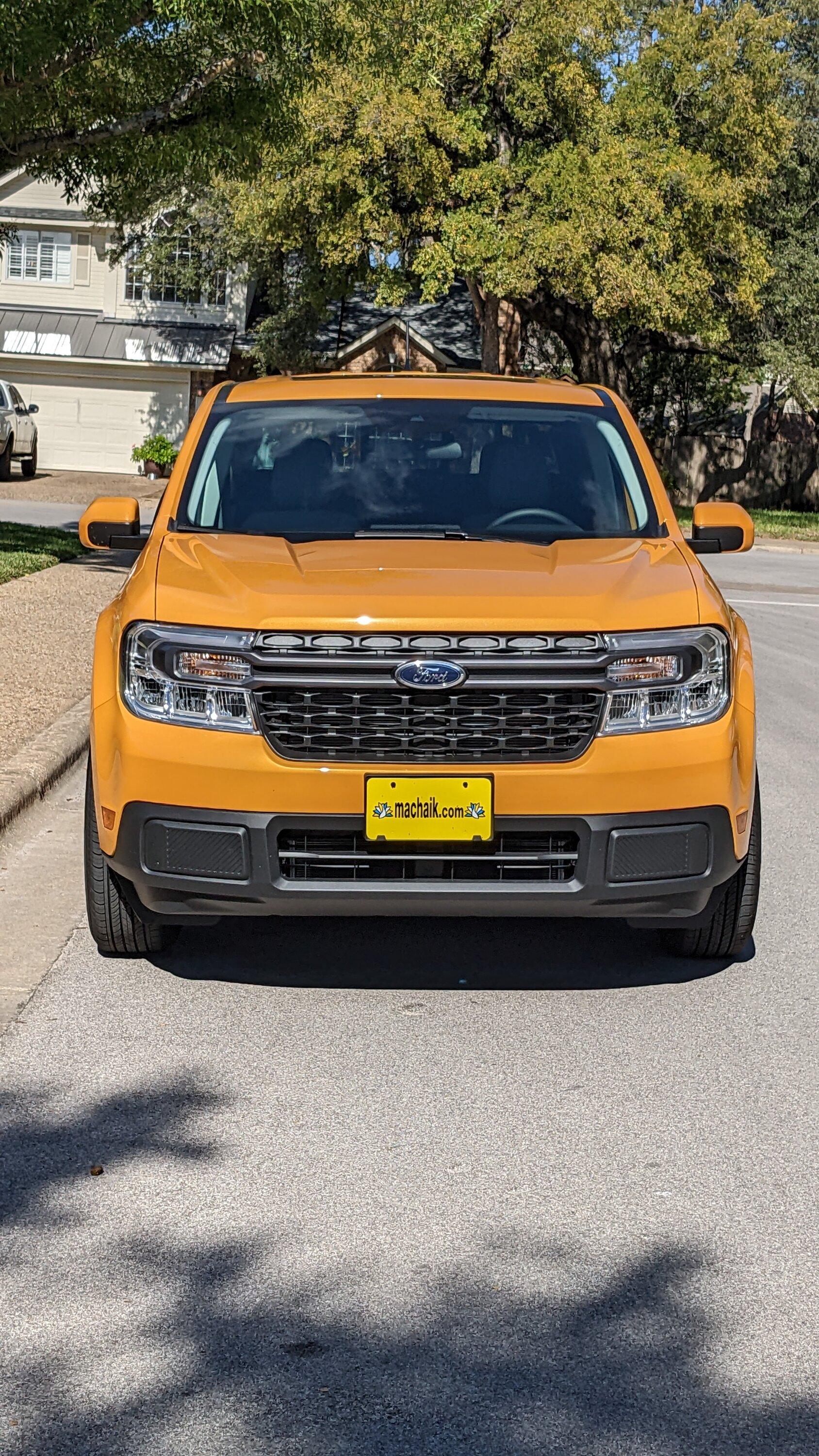 Ford Maverick CYBER ORANGE Maverick Photos Thread mav7