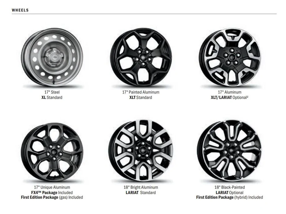 Ford Maverick 2022 Maverick Brochure [PDF] ! Ford Maverick wheels