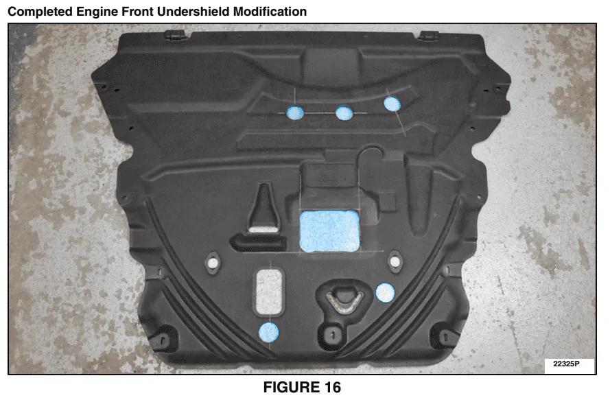 Ford Maverick Underbody splash shield missing a cover? 1667925809898