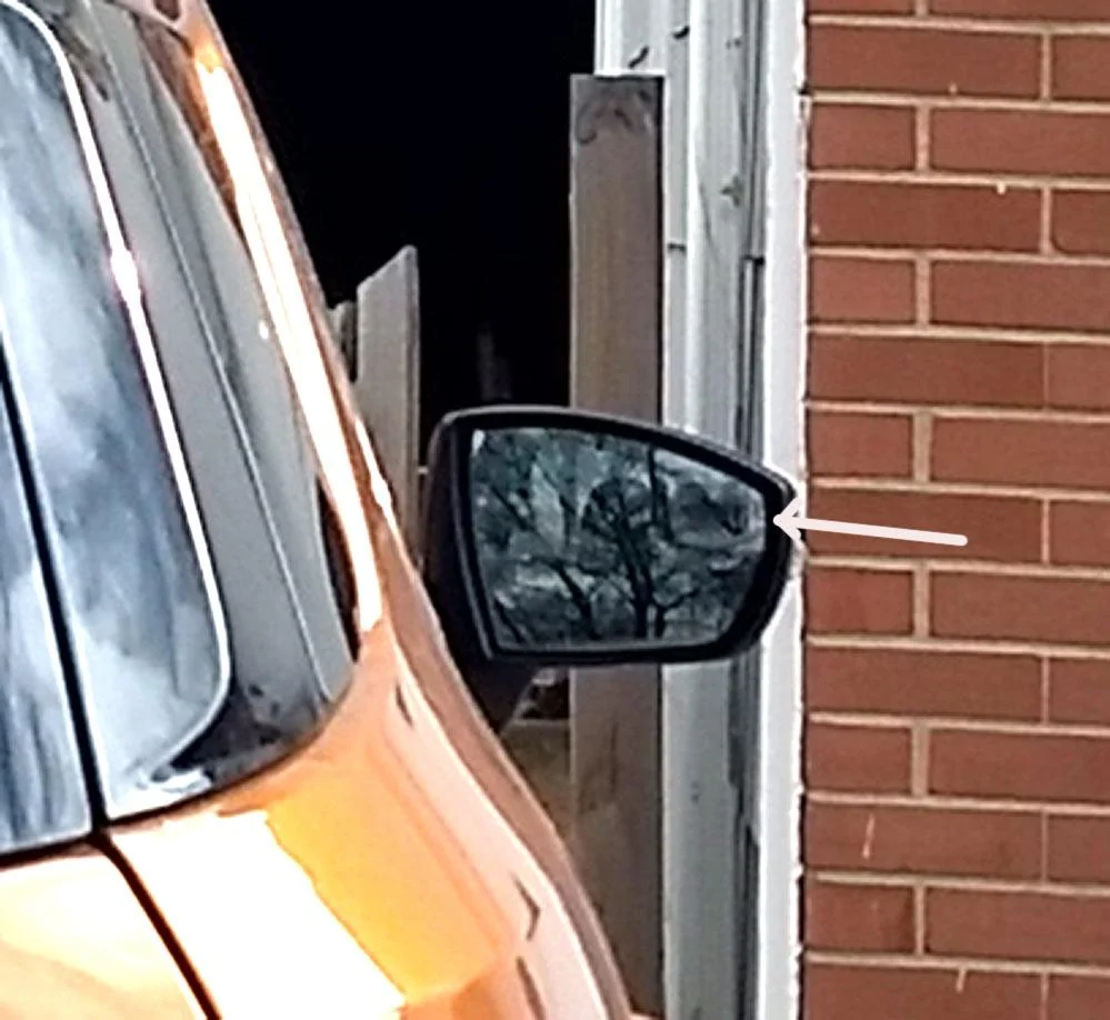 Ford Maverick Holy cow Batman. My Maverick has a terrible blind spot problem. mirror