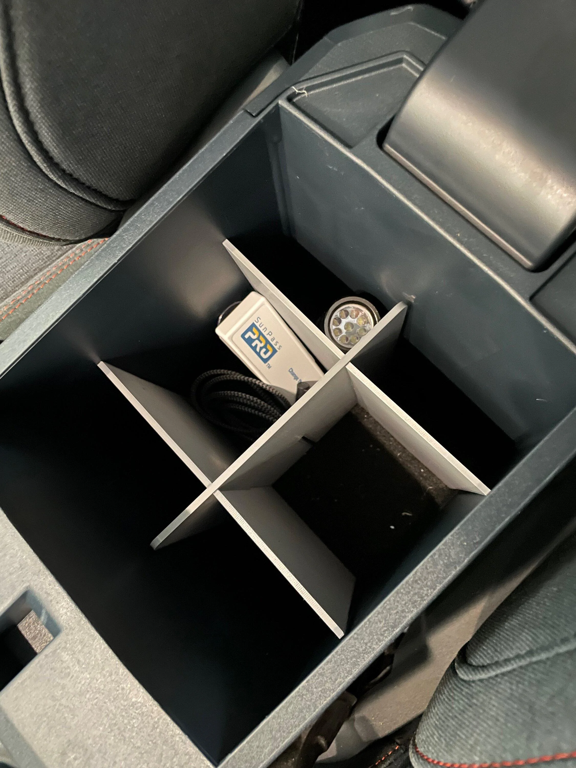 Ford Maverick 3D printed center console divider DIY file IMG_0725