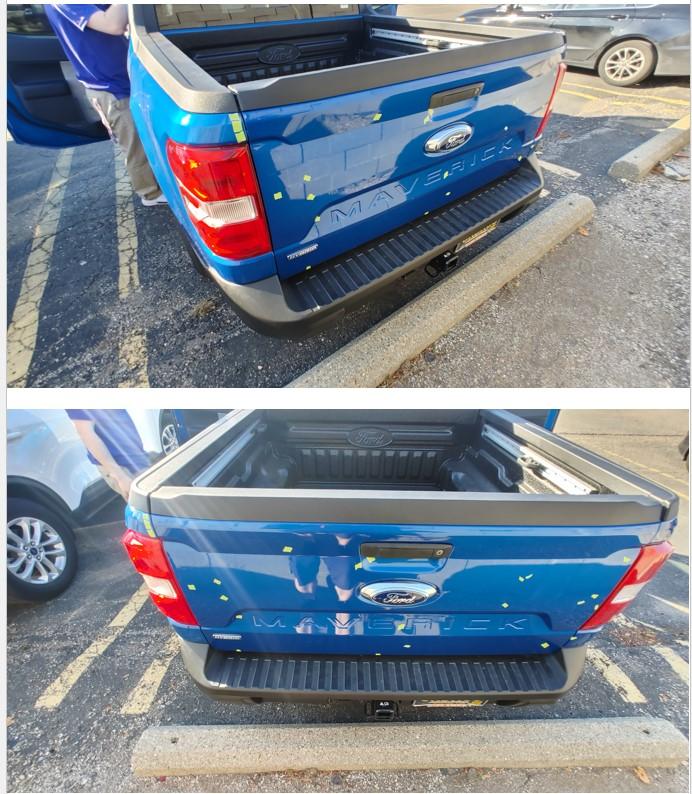 Ford Maverick Need Painter's Expert Opinion: What went wrong w Paint Application? Back View