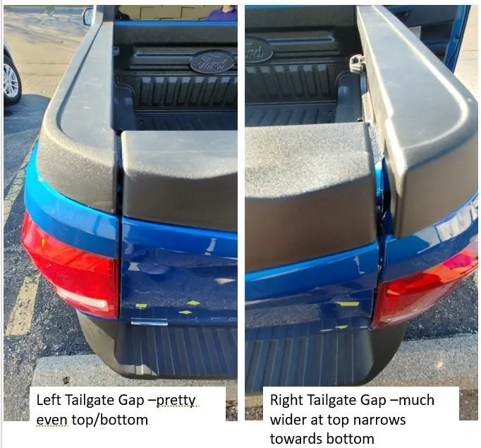 Ford Maverick Need Painter's Expert Opinion: What went wrong w Paint Application? Tailgate Ga