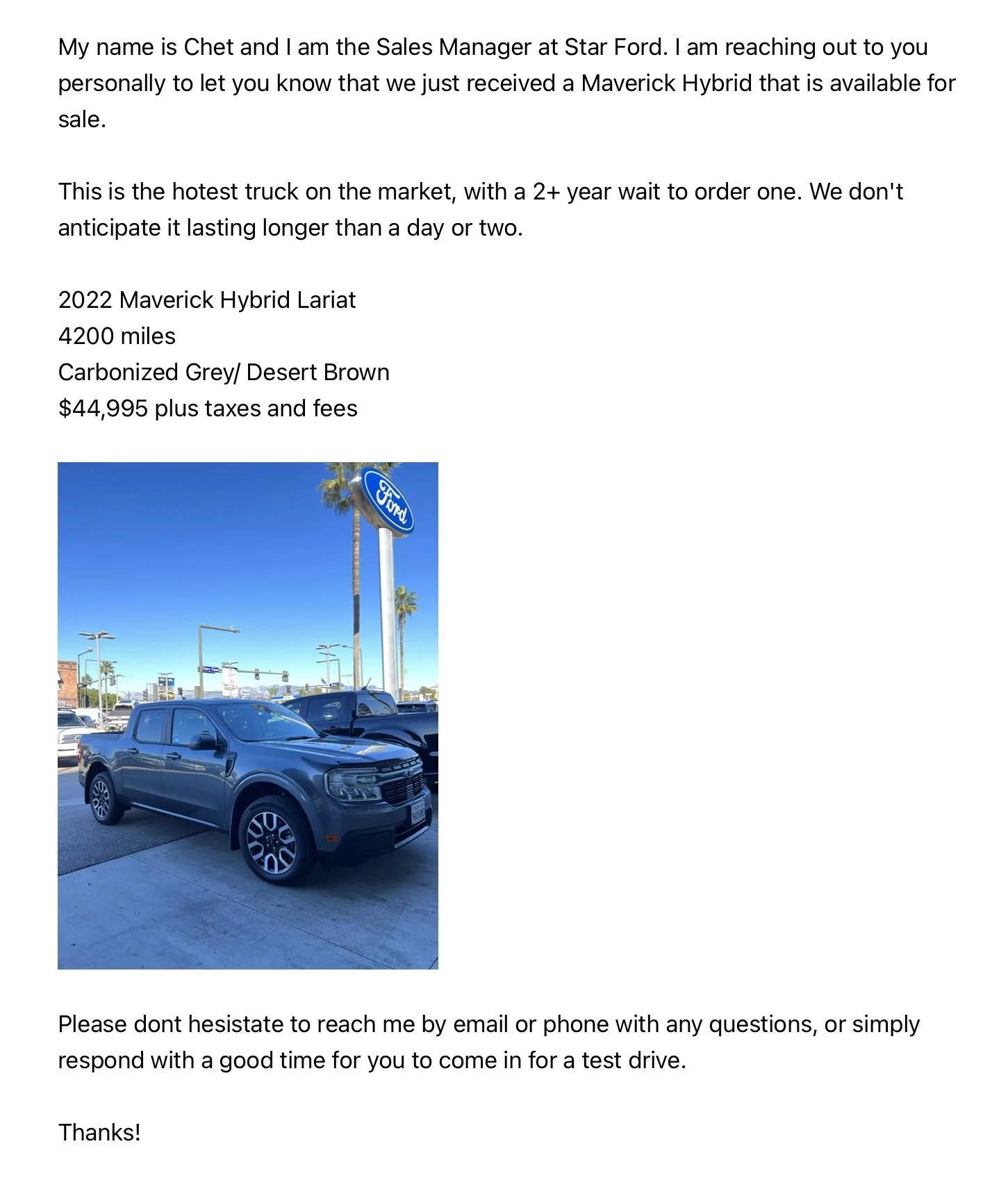 Ford Maverick Mavericks on the Dealer Lot 8E56784E-6A67-4EB7-9138-92A18BCEA91B