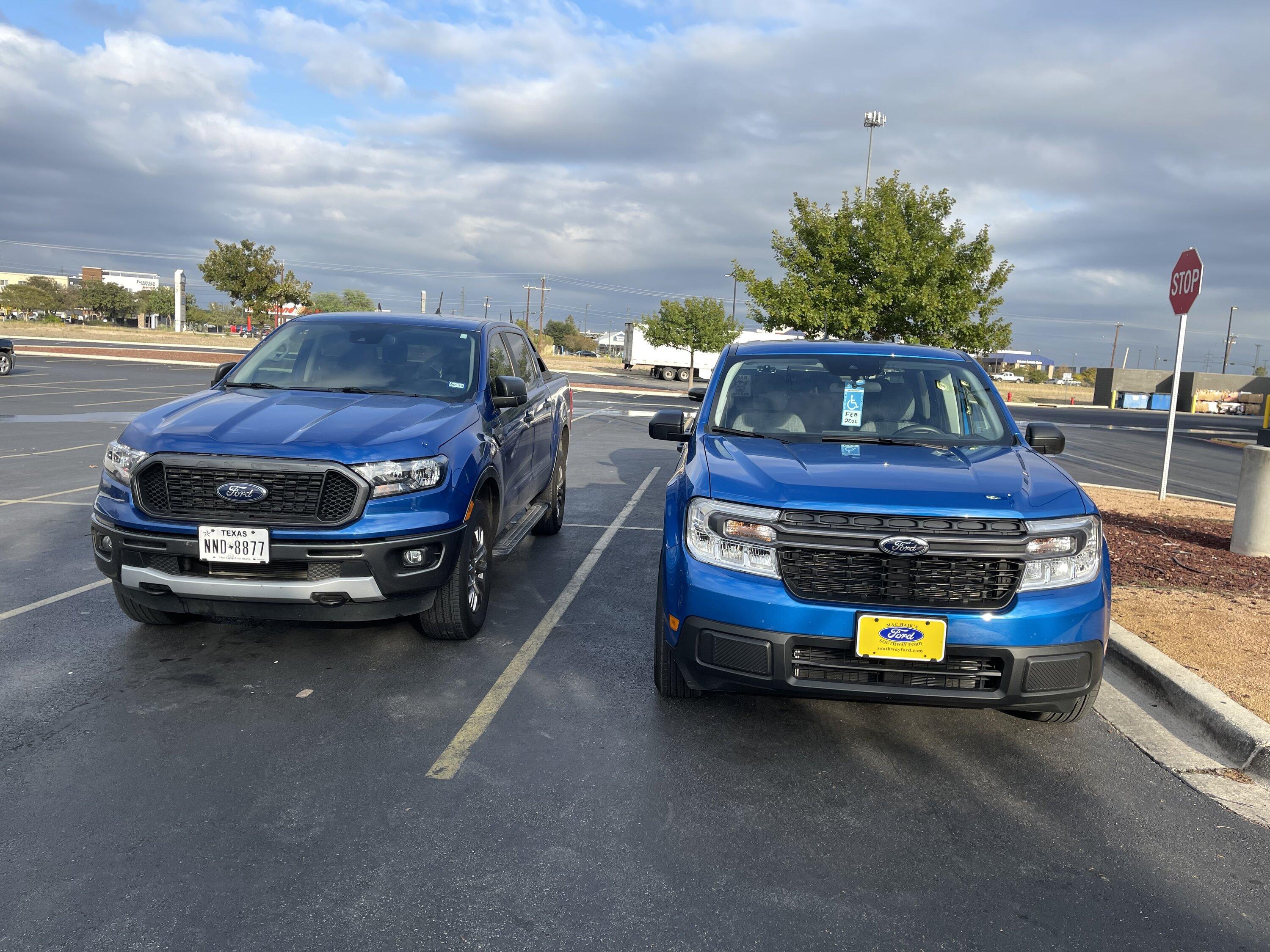 Ford Maverick Maverick vs Ranger comparison pics D1E113F8-E612-47D7-8BAF-1E7E2D928489