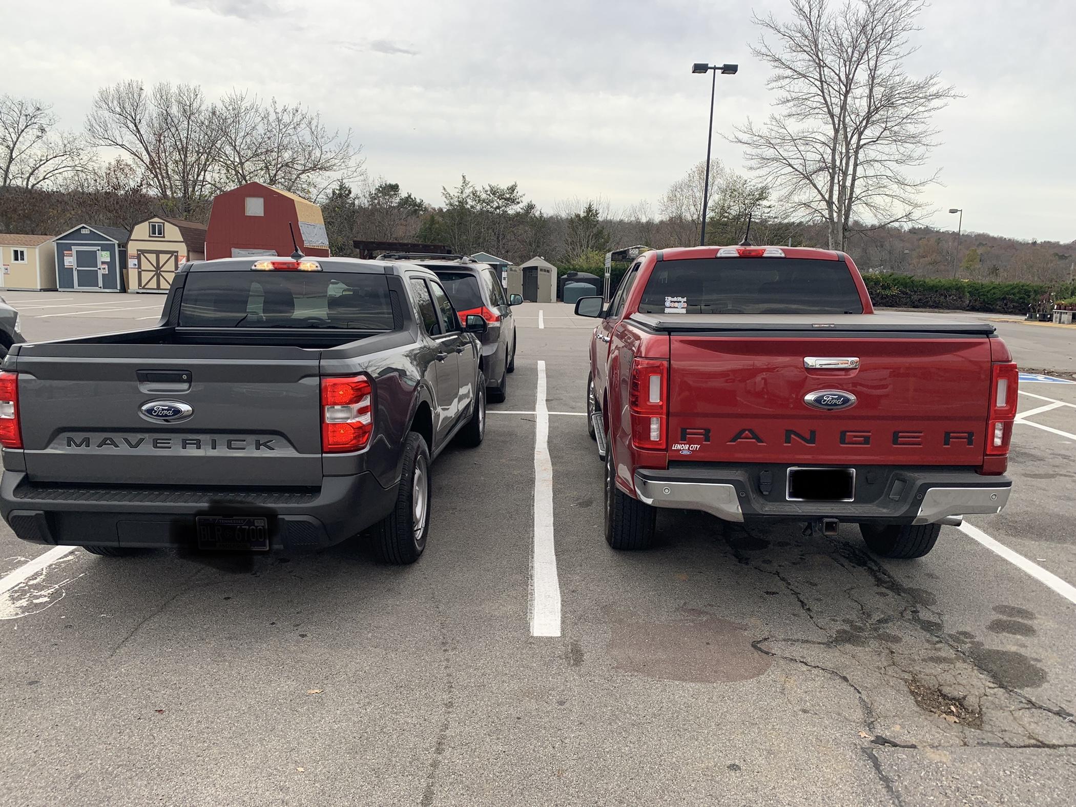 Ford Maverick Maverick vs Ranger comparison pics 35BBA781-A0CC-4542-AC10-C2E33BD3CDF4
