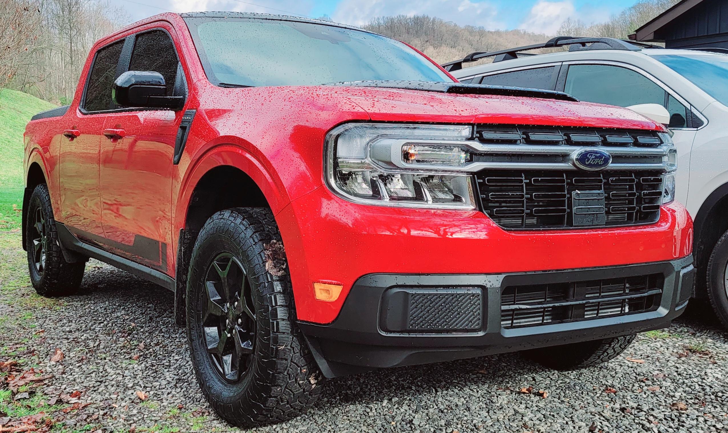Ford Maverick 2" Lift with 255/70r17 on First Edition Maverick Lariat 20221113_103553