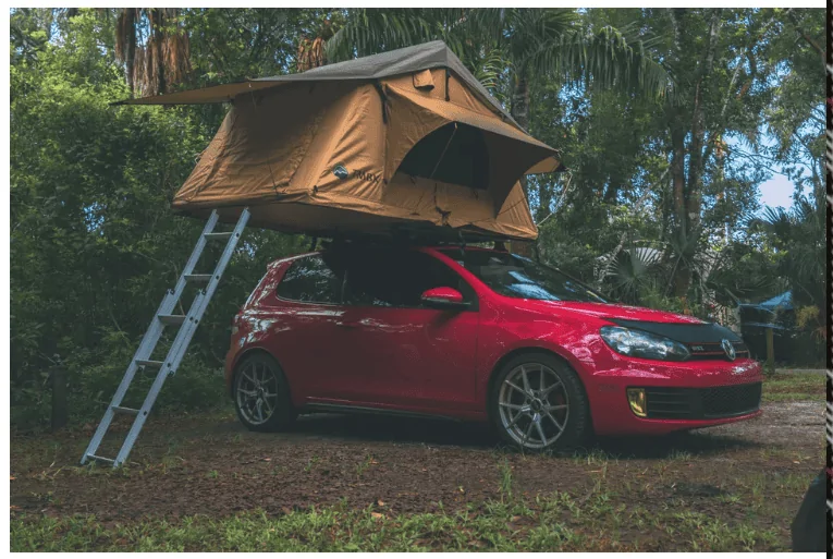 Ford Maverick RTT over the cab of the Maverick? roof