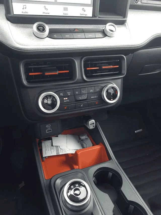 Ford Maverick Aluminum knob covers installed Untitled2