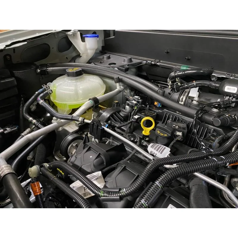 Ford Maverick Buschur's 2.0EB catch can installed maverick-20-eb-oil-separatorcatch-can