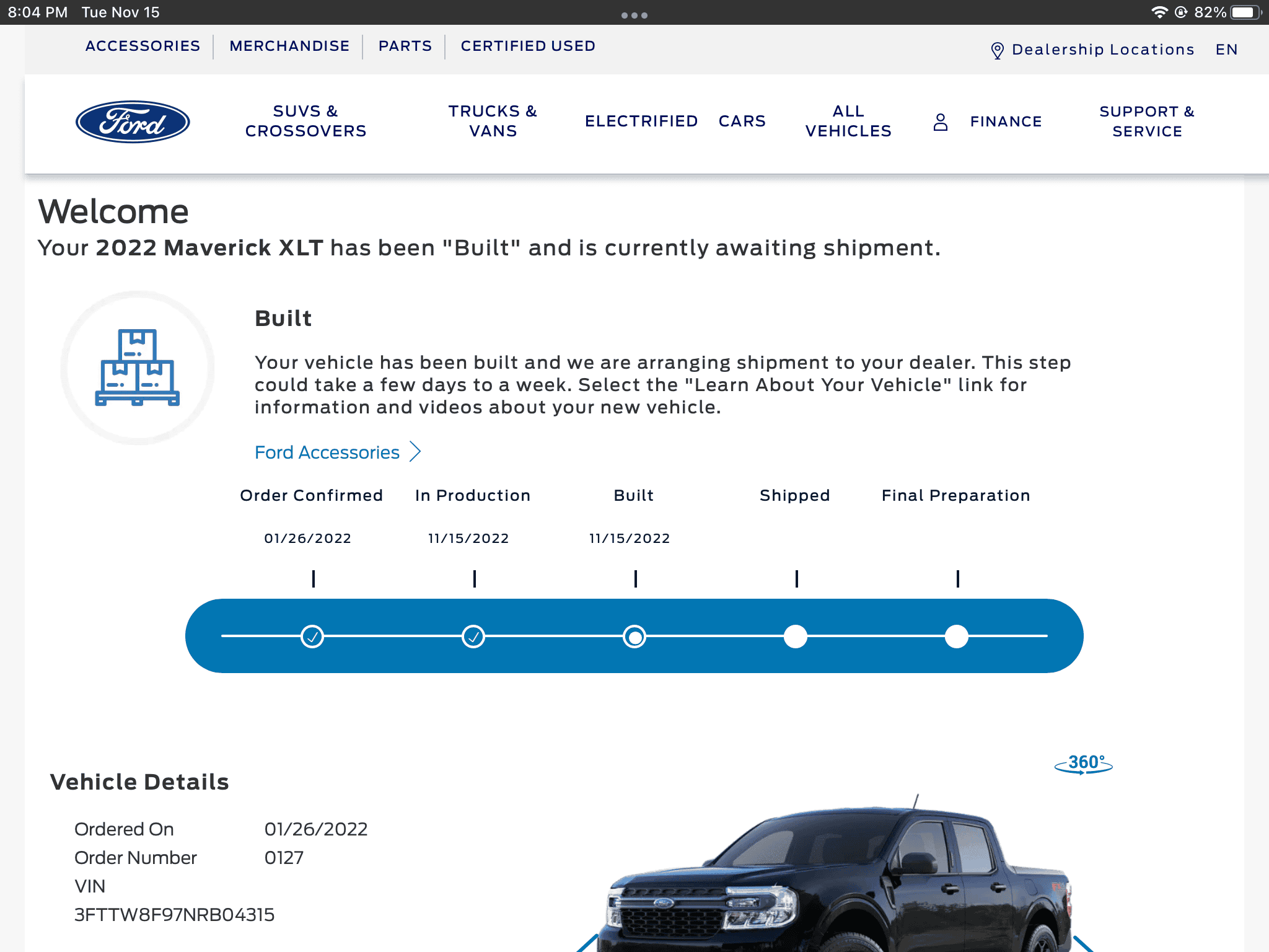 Ford Maverick ECOBOOST ONLY: Tracking Remaining MY22 Builds 31269F6A-F027-4D9E-9C5C-BF8D2ADE8336