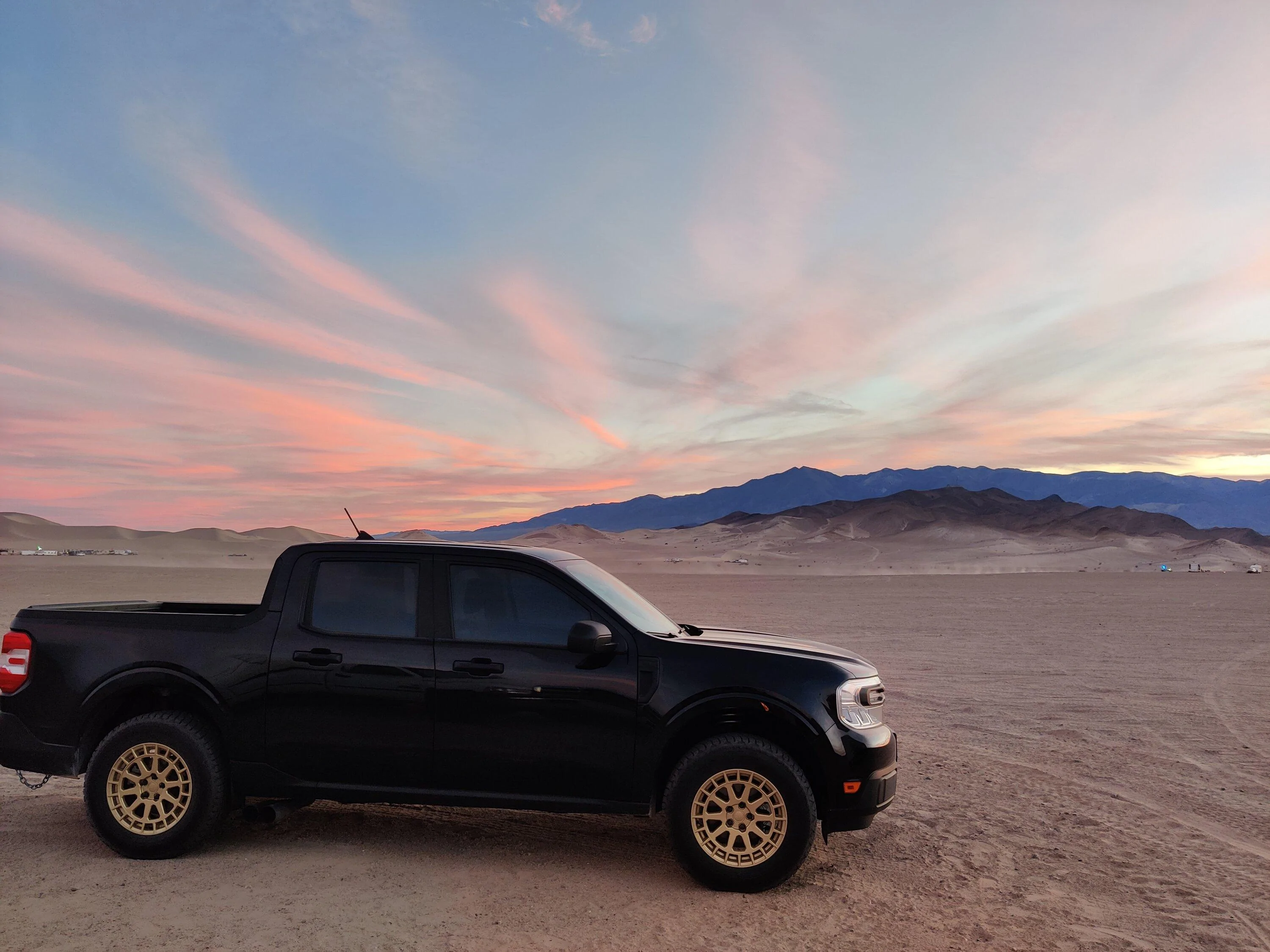 Ford Maverick Nice Sunset Photo in the Dunes IMG_20221111_164911