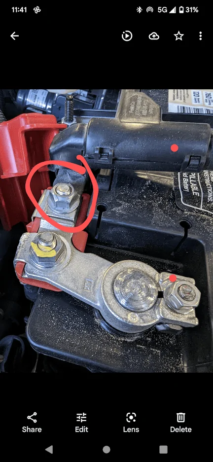 Ford Maverick For those with battery, charging and Auto/Start/Stop problems... Battery post