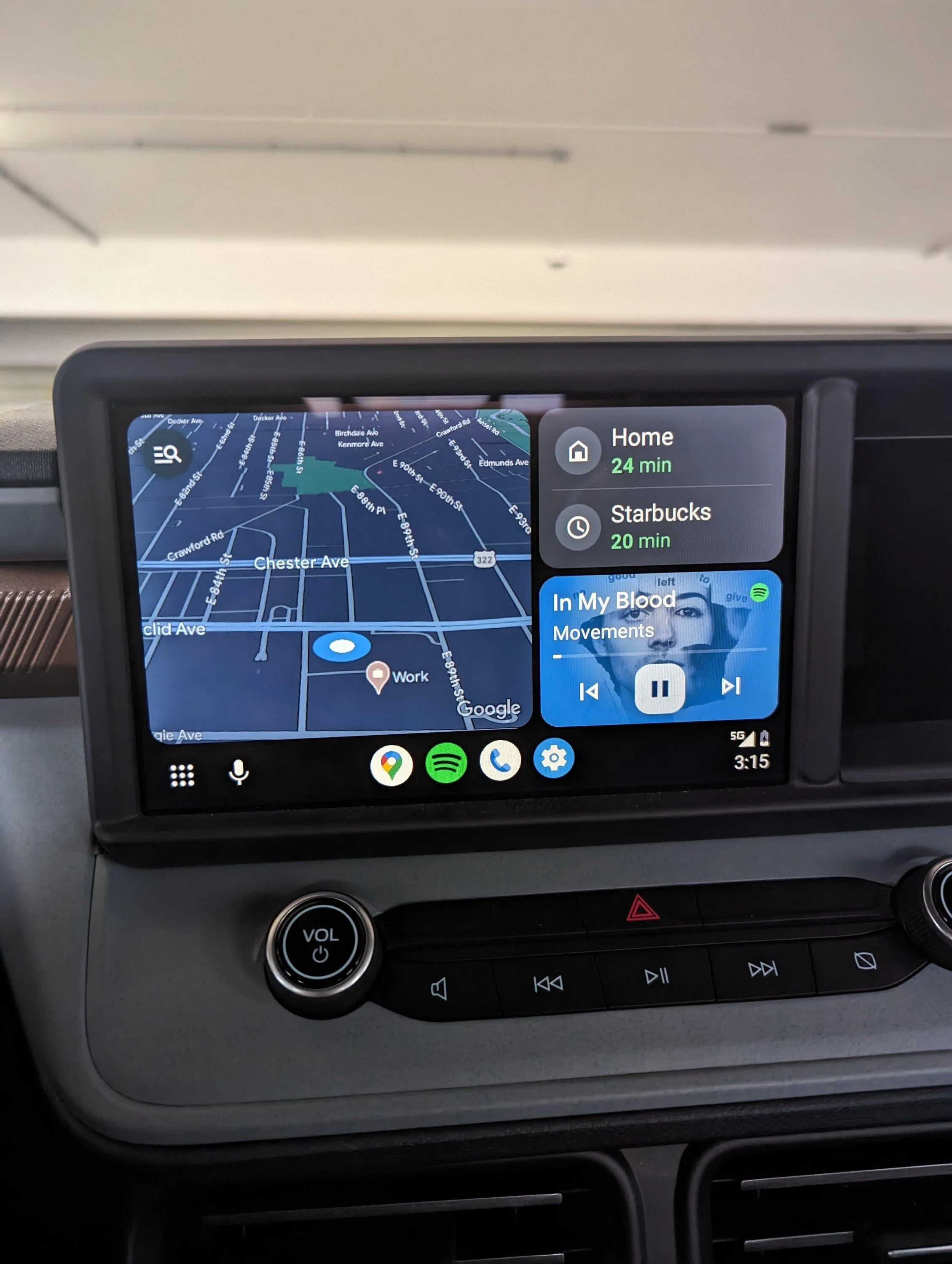 Ford Maverick Android Auto with Coolwalk Beta on the Maverick - first look & impressions PXL_20221116_201521035