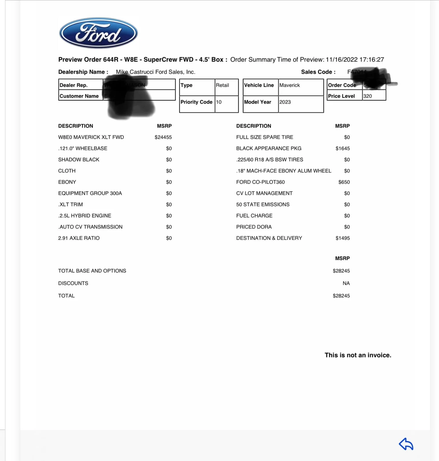 Ford Maverick 2022MY Canceled Orders Transition is Happening Today 440350A8-8DFA-4E66-87A5-B8F54E5E606A