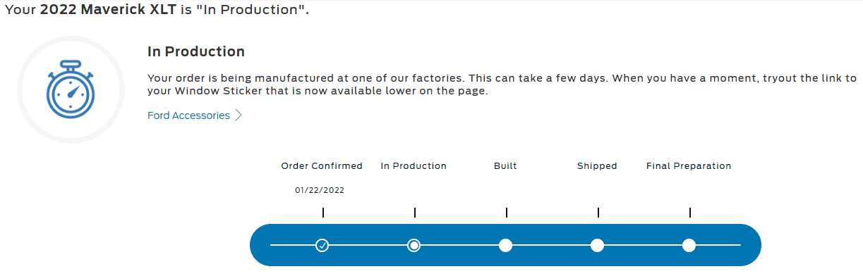 Ford Maverick ECOBOOST ONLY: Tracking Remaining MY22 Builds 1668702615469