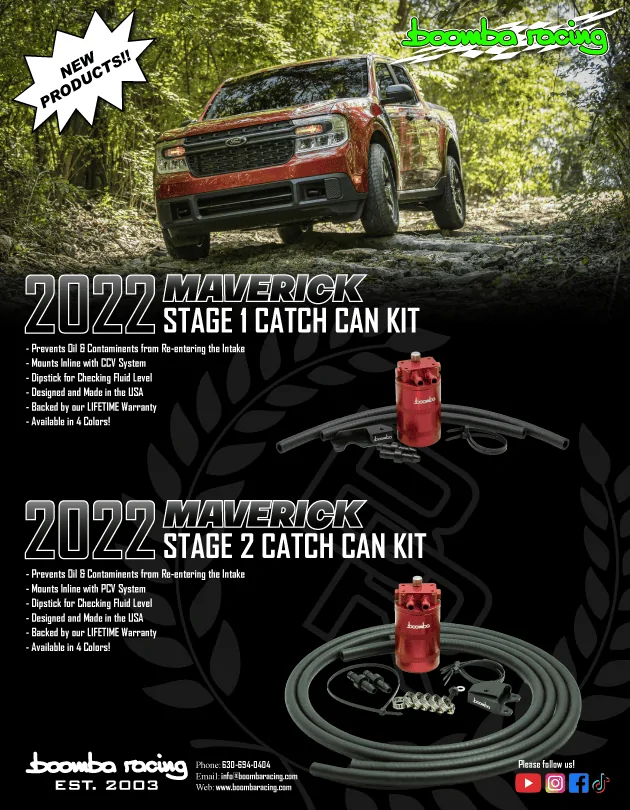 Ford Maverick Boomba Racing Catch Cans Stage 1 and 2 Now Available for 2.0 Maverick! 22_Ford_Maverick_CC_Kit_AD2
