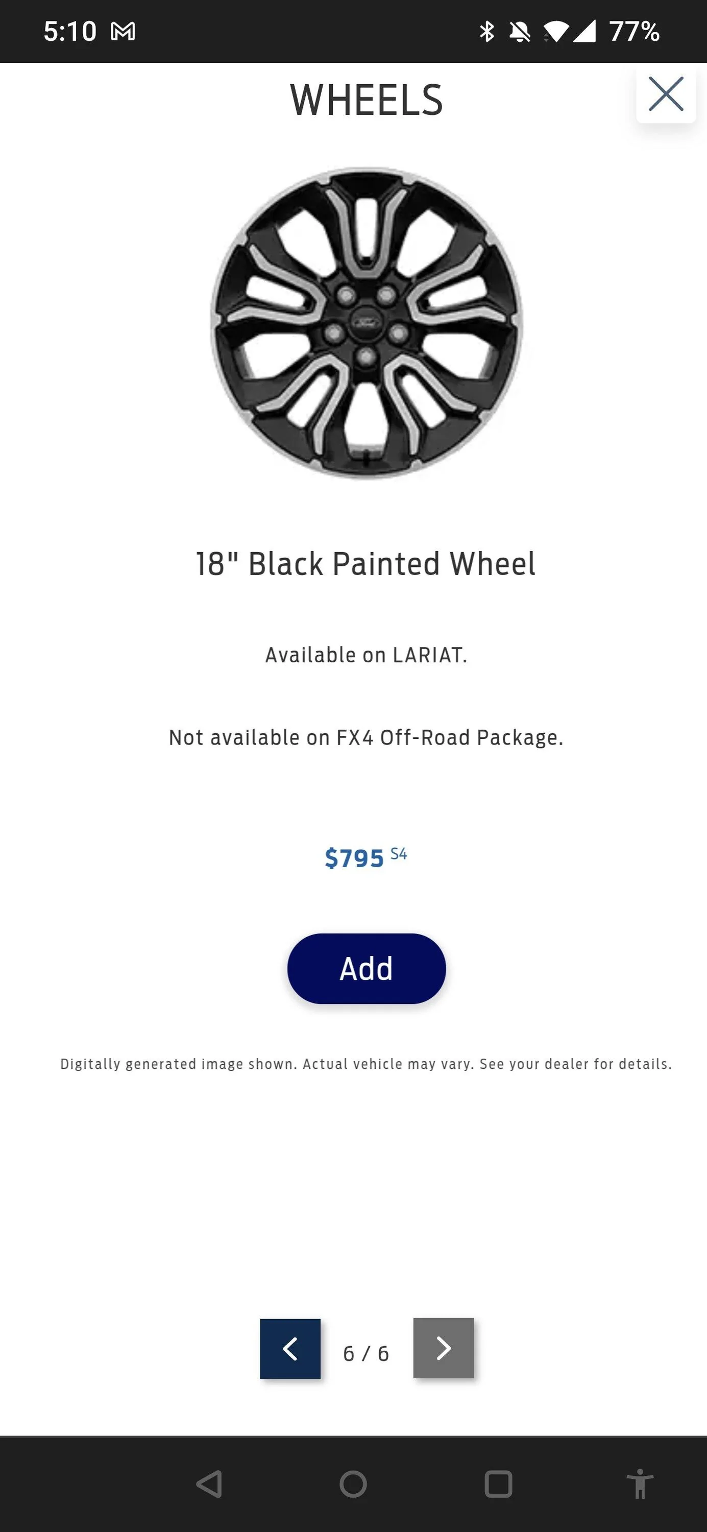 Ford Maverick "Machine-faced" wheels appearance? Screenshot_20221122-171033
