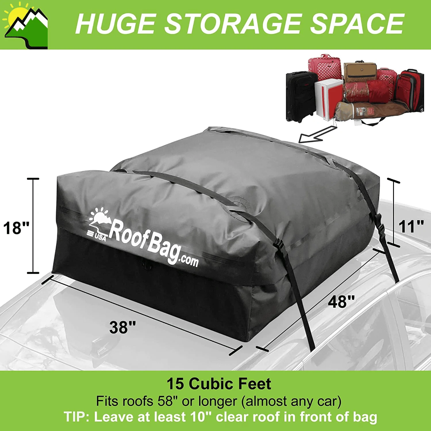 Ford Maverick Transporting large storage bag directly over rigid Tonneau 1669314988019