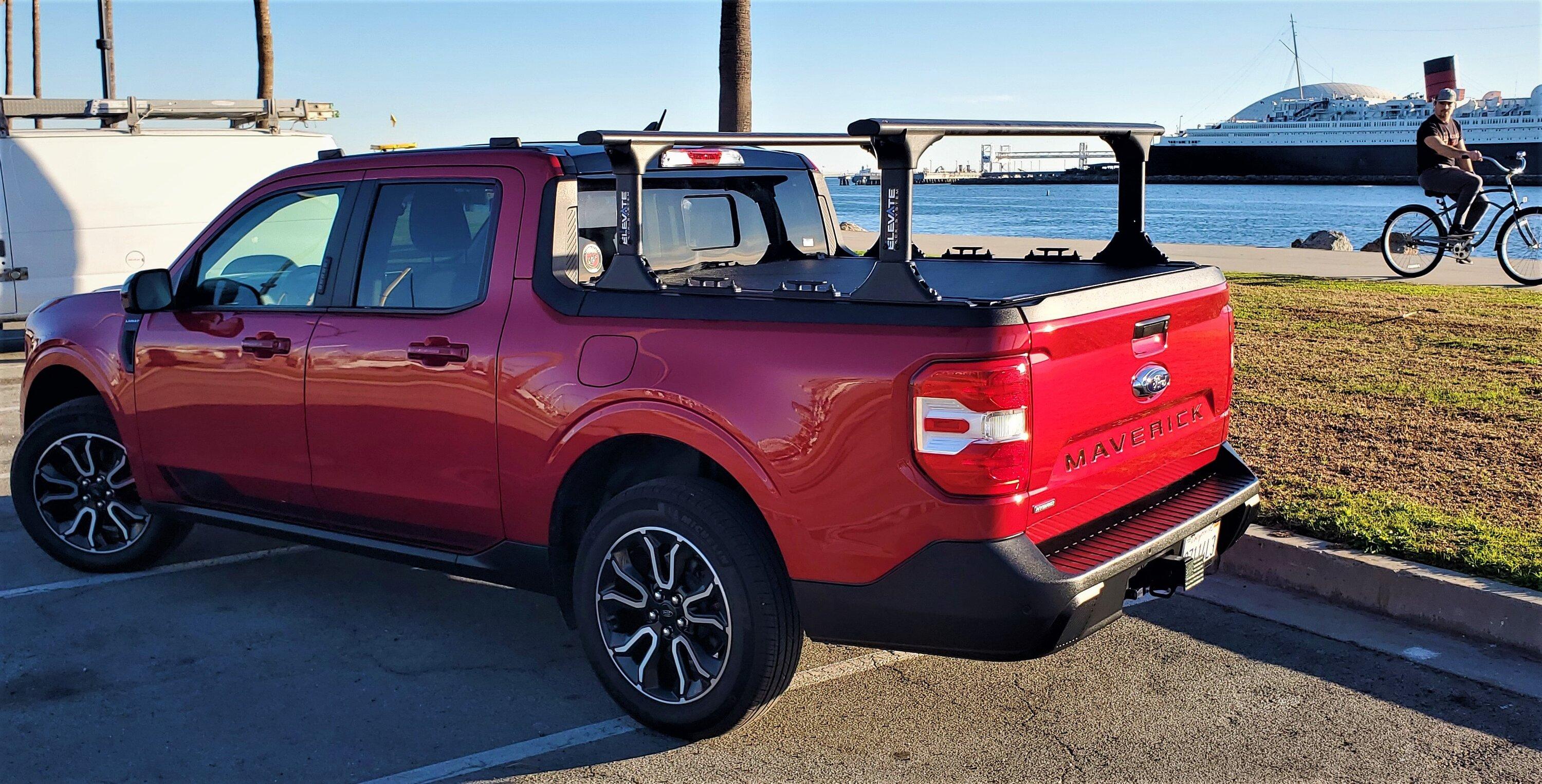 Ford Maverick Tonneaus with rack rails Bed Rack 3