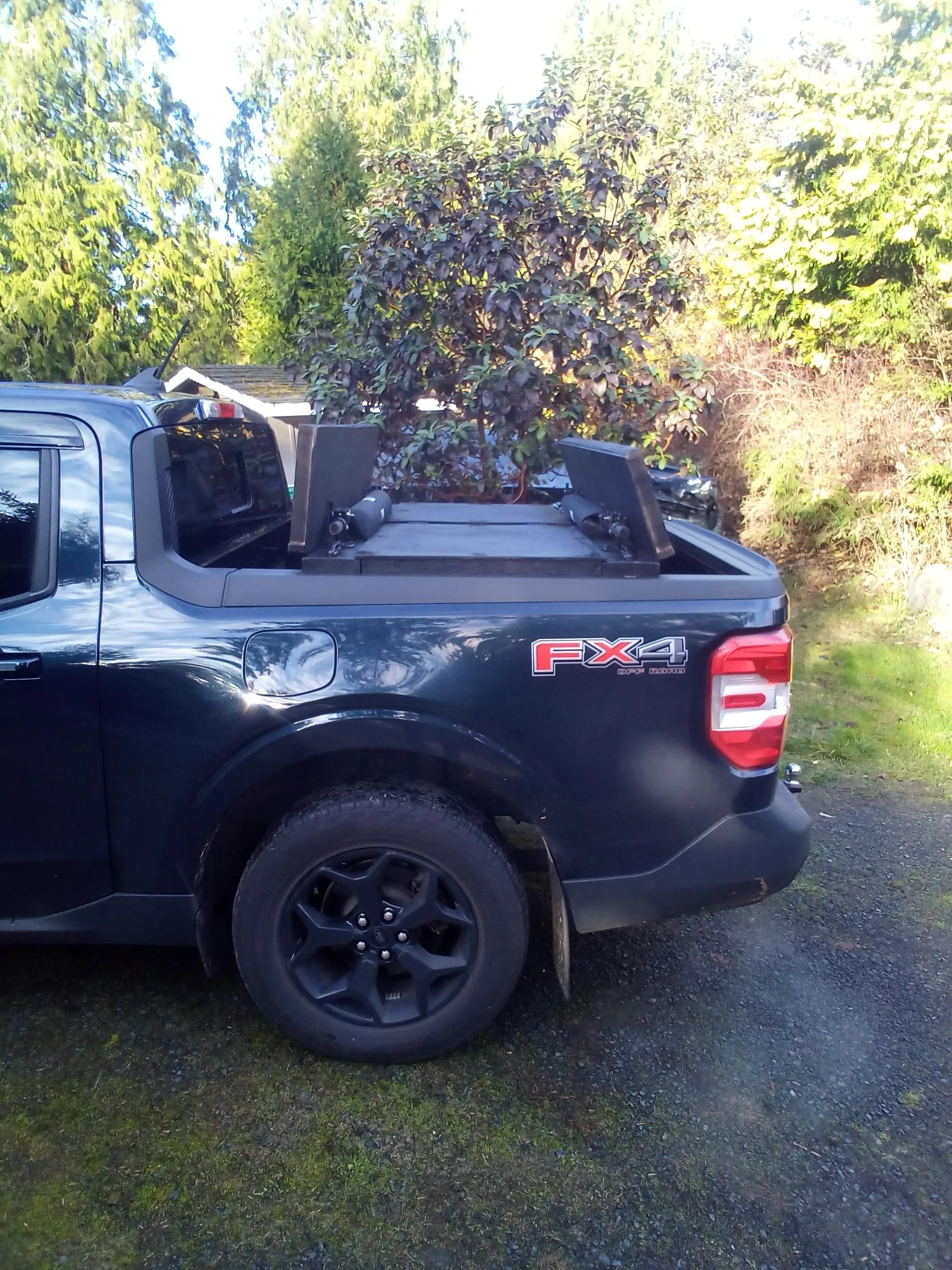Ford Maverick DIY Rack  Version 2.0 -- this time with integrated bed cover Side Both Hatches