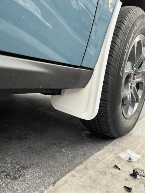 Ford Maverick Mud Flaps Fitment Test Result! Any Thoughts? 1669609173667