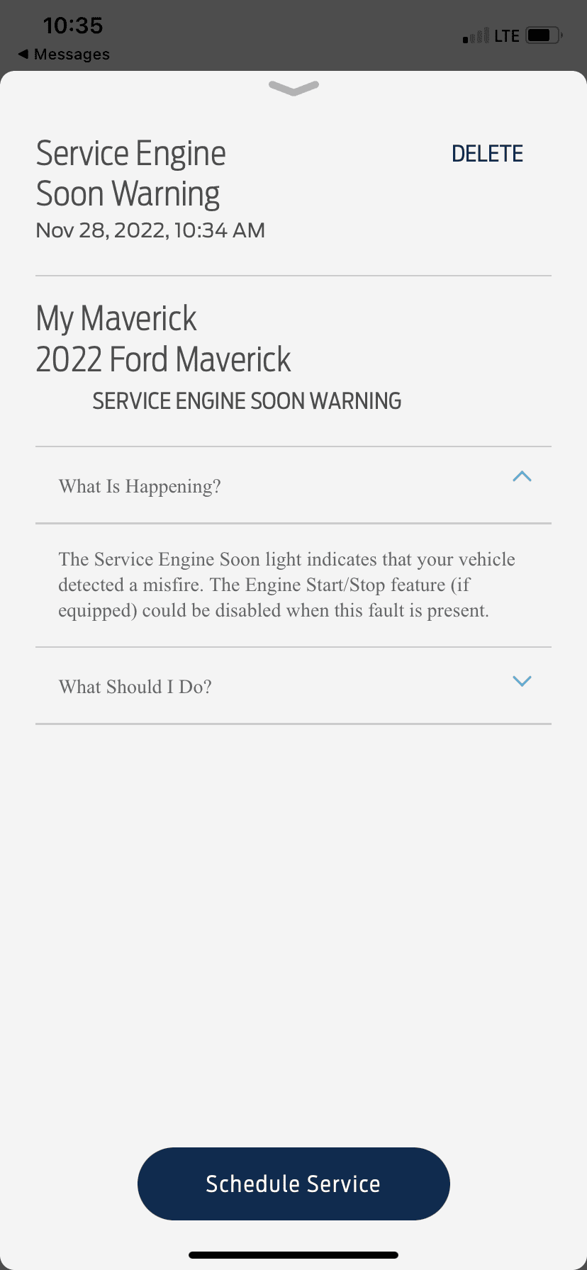 Ford Maverick Very rough idle on Hybrid XLT 1515EB37-D23A-4BFE-BE00-4DBE11538C4D