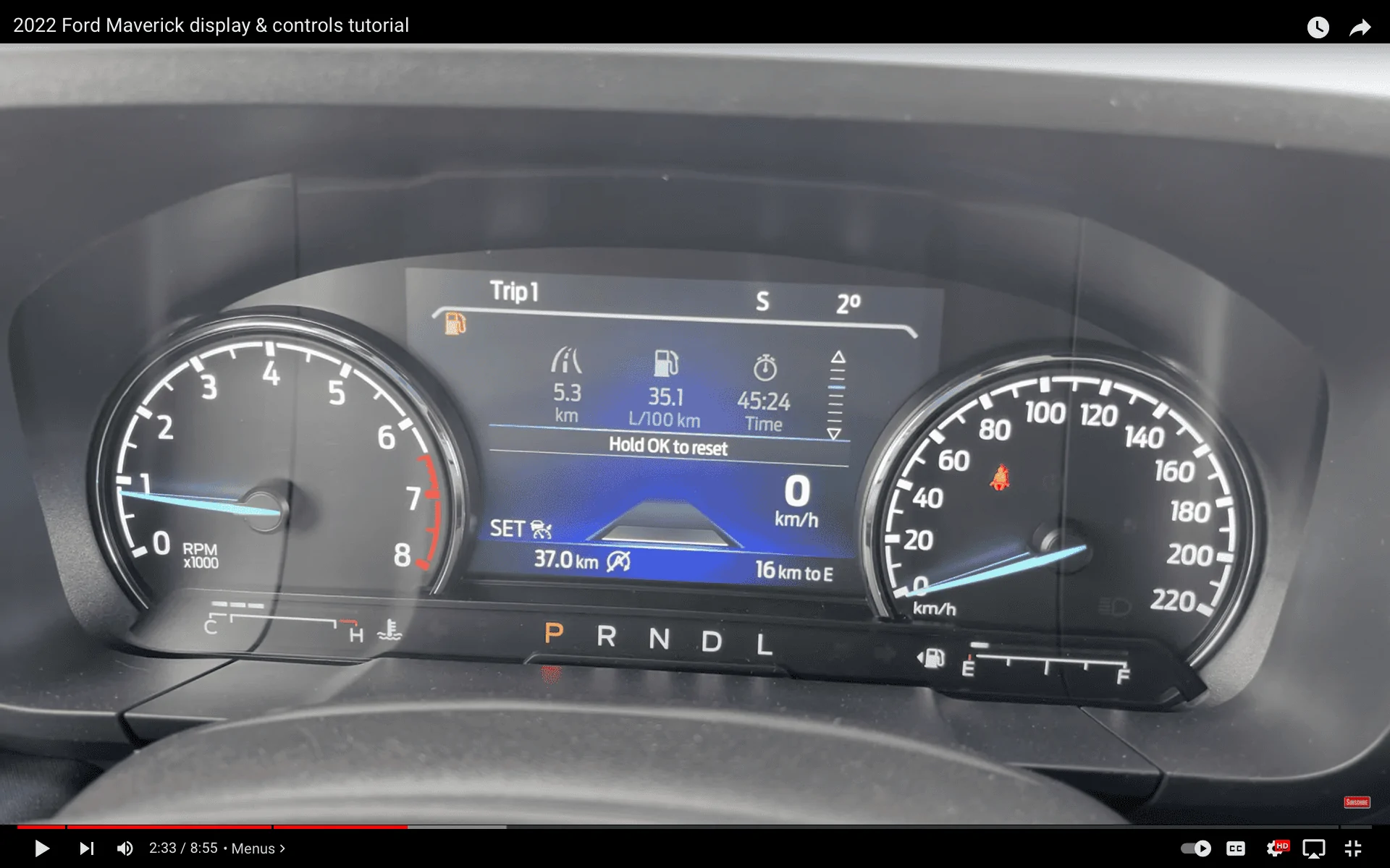 Ford Maverick Resetting trip odometer? 1669660138642