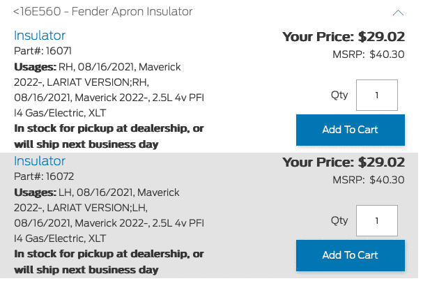 Ford Maverick Anyone else unimpressed by the build quality? Some examples inside 1669690517051