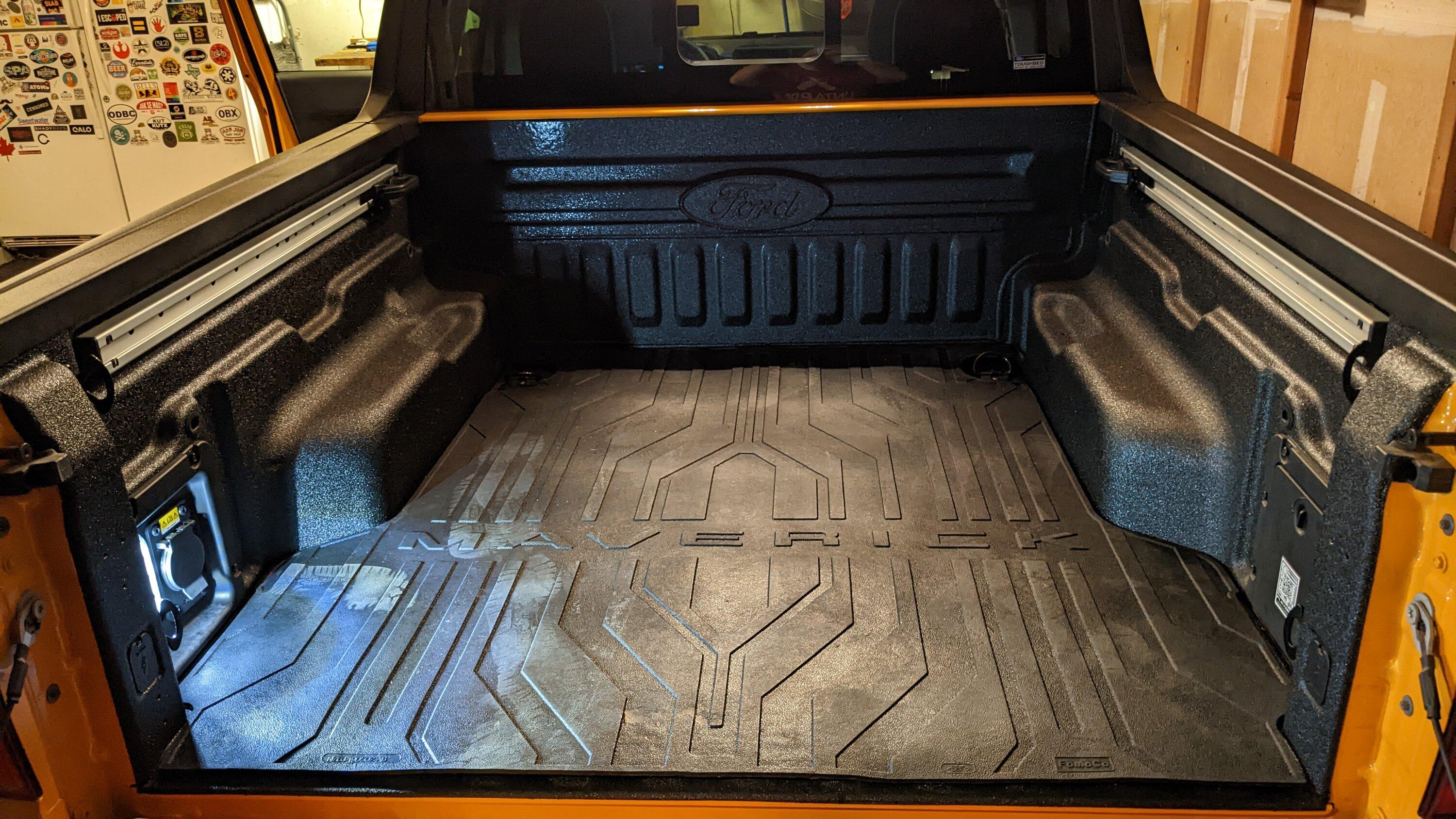Ford Maverick Ford Rubber Bed Mat finally here and installed bed mat2