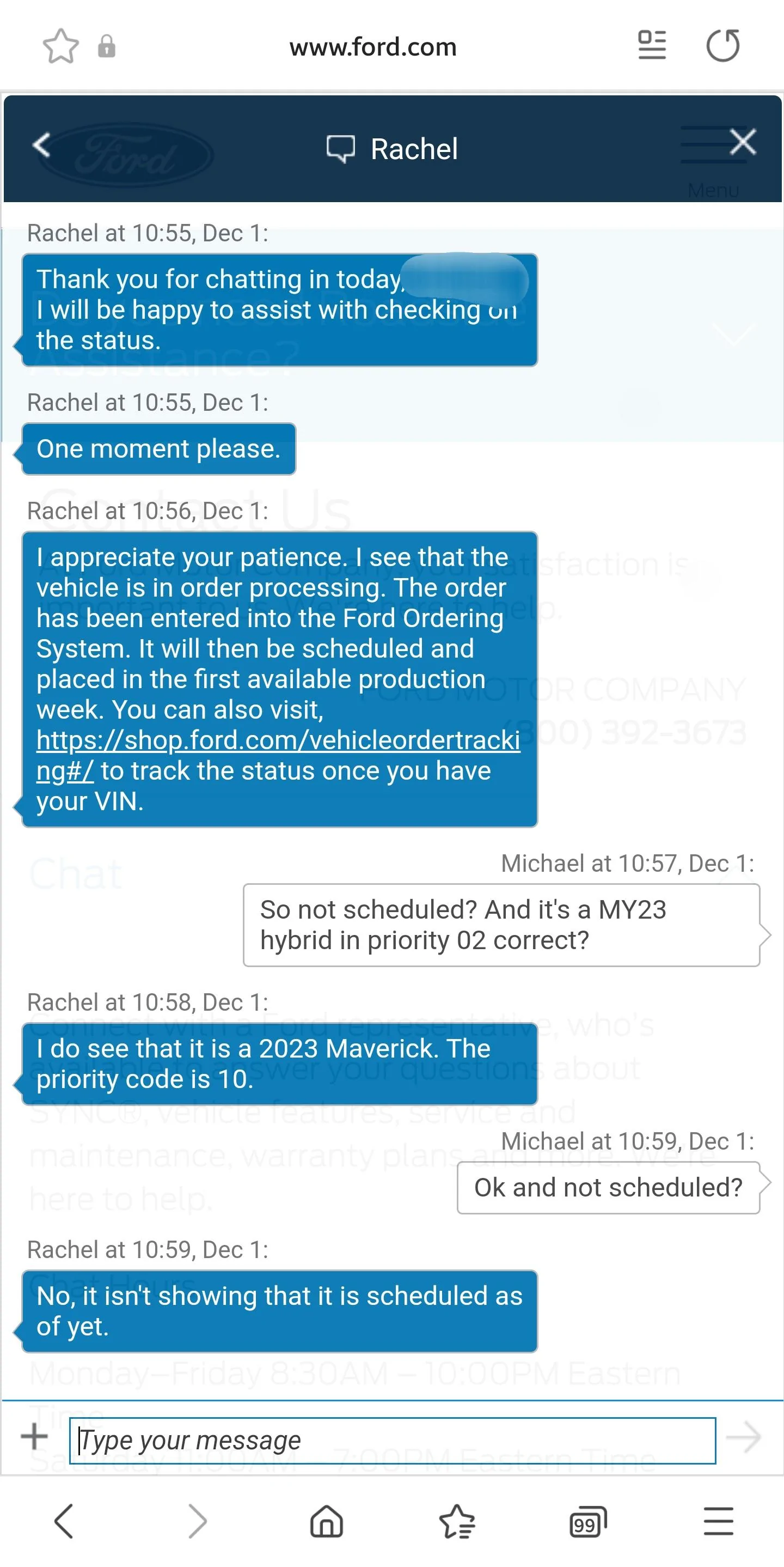 Ford Maverick Cancelled 22 Hybrids being moved to priority 02? 20221201_110706