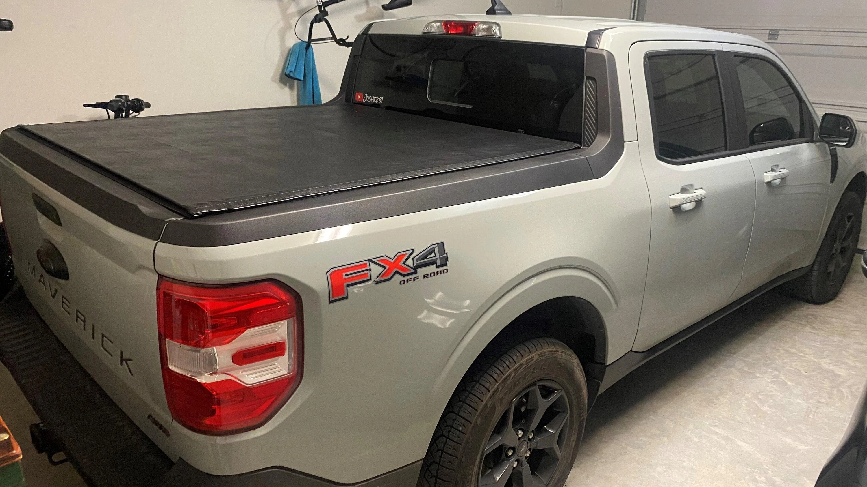 Ford Maverick Truxedo Sentry Hard Rolling Tonneau Cover installed 1