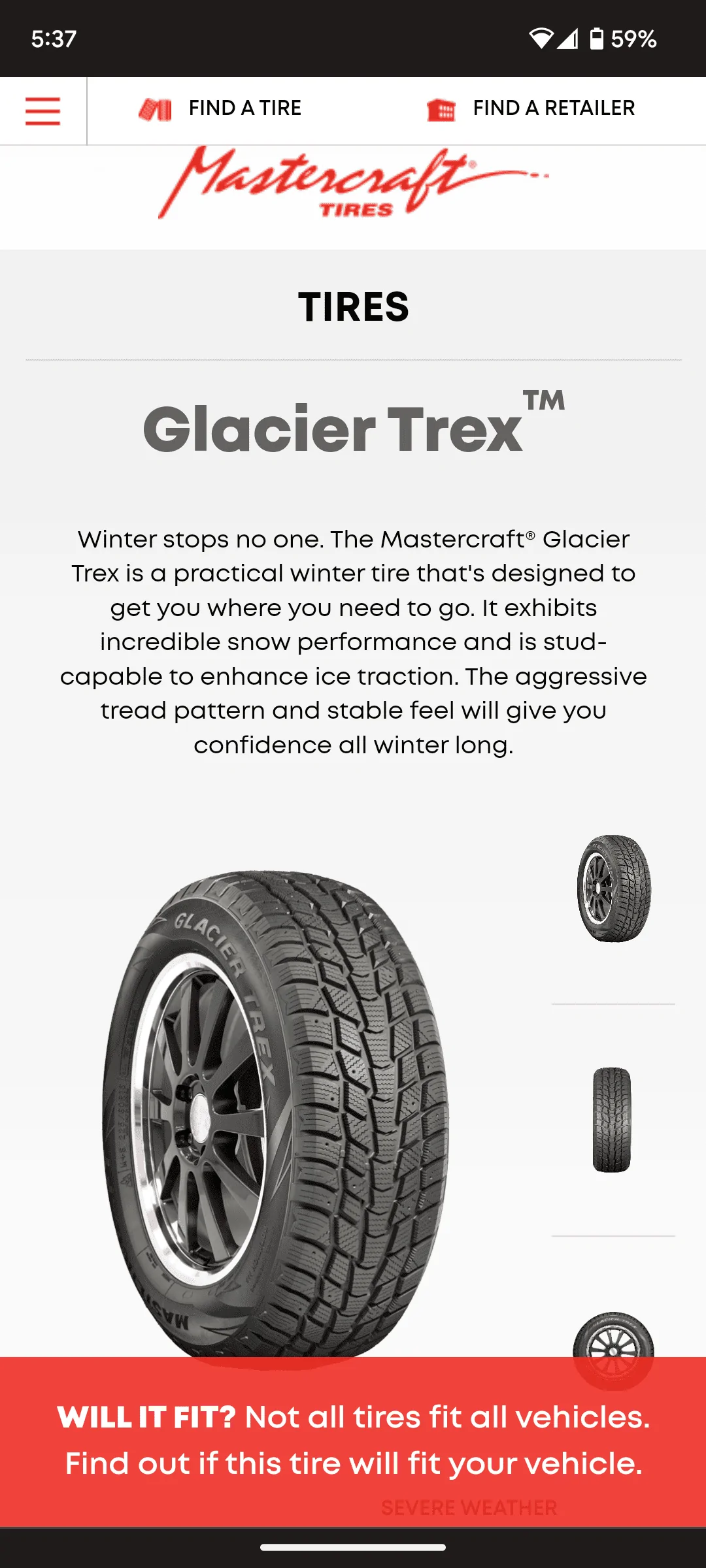 Ford Maverick Is there any aggressive looking winter tire out there? Screenshot_20221202-173738
