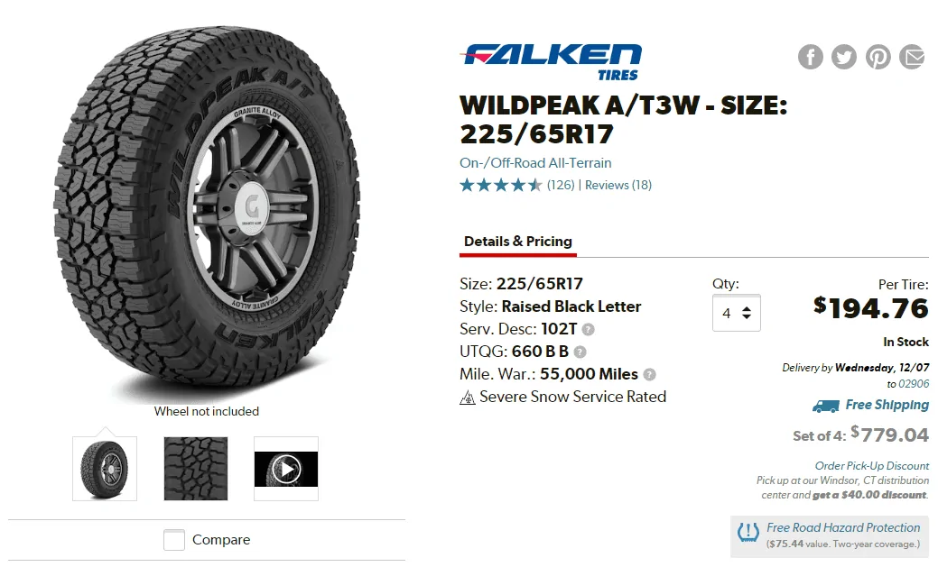 Ford Maverick Is there any aggressive looking winter tire out there? 1670036888253