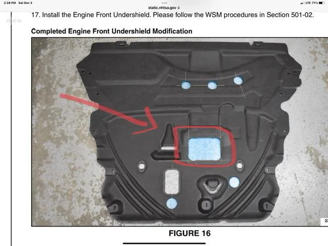 Ford Maverick First hybrid oil change, does this shield look right?? 29C1A753-B3A7-4B17-B6D4-80604F7A81FC