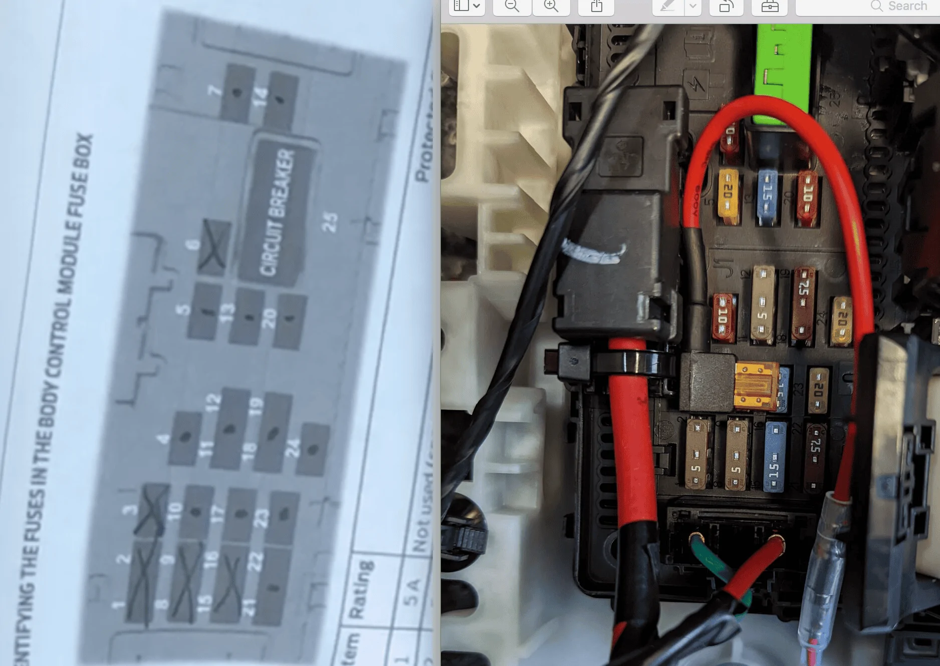 Ford Maverick Dash Cam #2 (Rear) - Can I Fuse Tap to Under Hood Fuse Box ? Screen Shot 2022-12-03 at 10.17.25 PM
