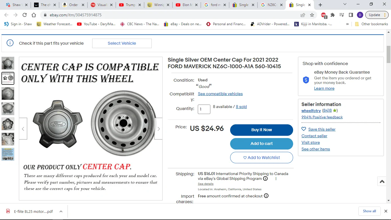 Ford Maverick The cheap hubcap thread 1670288352344