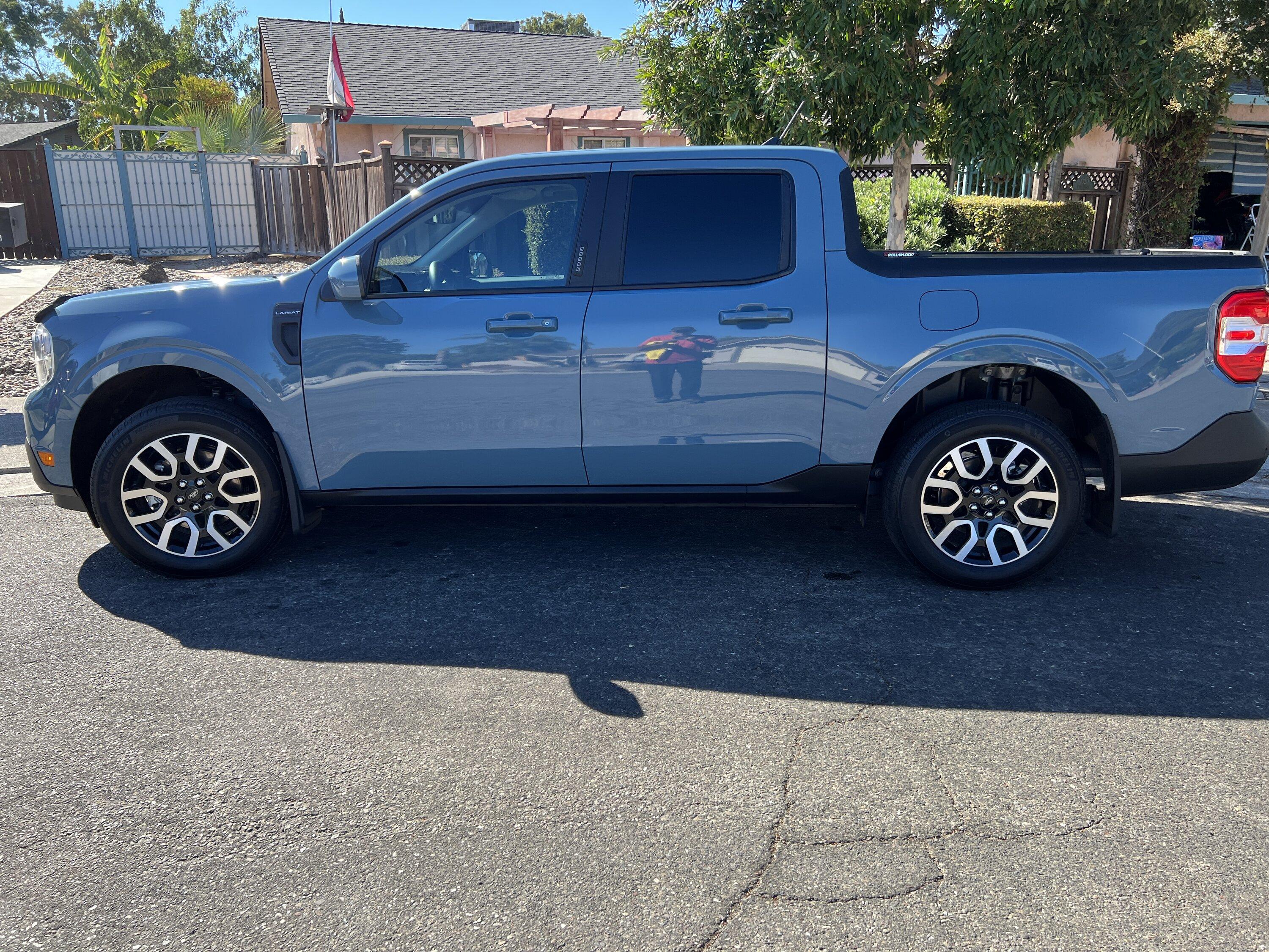 Ford Maverick Clay bar and Turtle Wax graphene flex wax results 5D0A68B3-1626-4AE1-A380-AC3857A3E5CA